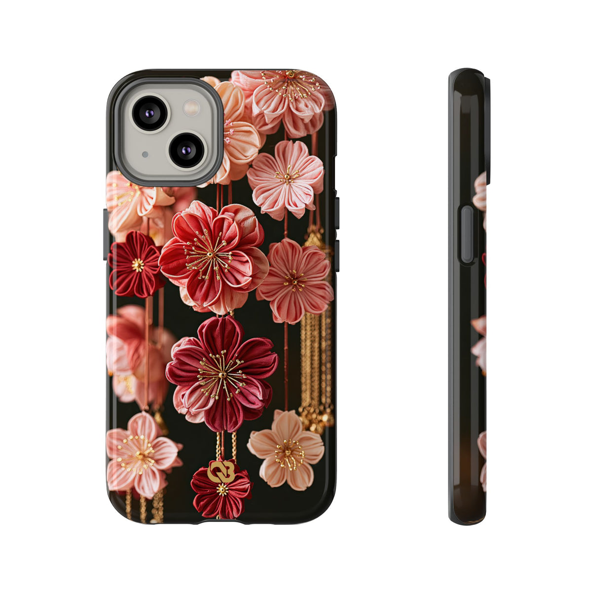 Silk Blossom Kanzashi · Tough Phone Case for iPhone · Pink