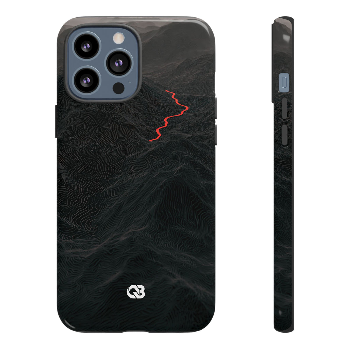 Crimson Ridge Pass · Tough Phone Case for iPhone · Black
