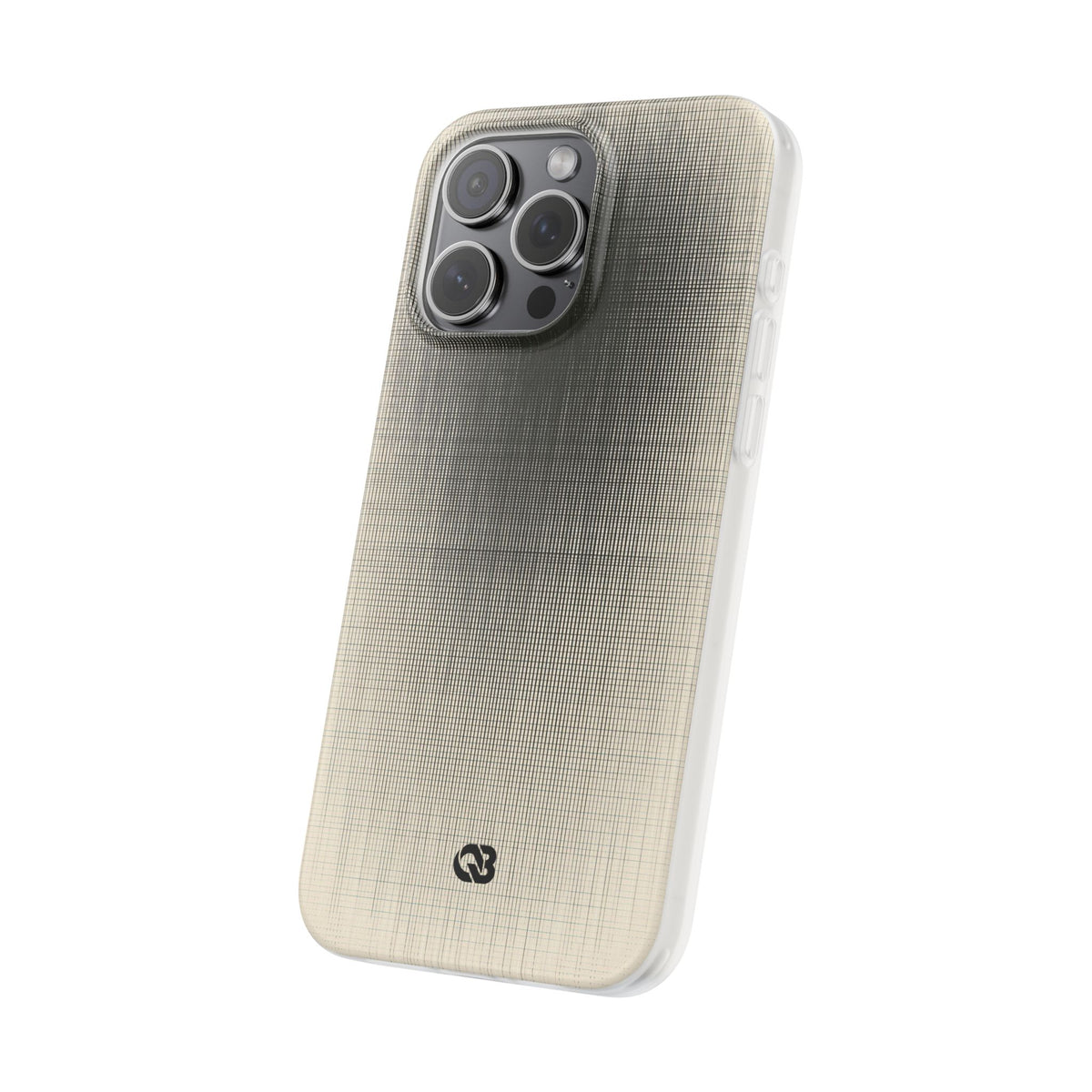 Beige Lite Phone Case for iPhone - Carbon Screen Grid
