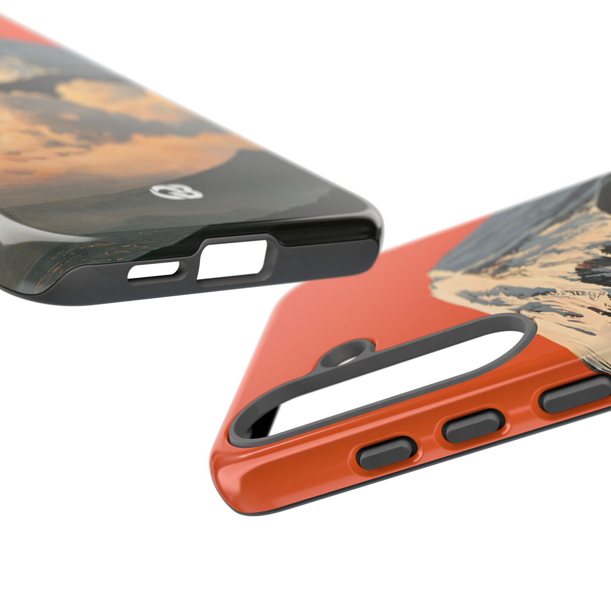 Sacred Peak Fuji · Tough Phone Case for Samsung · Orange