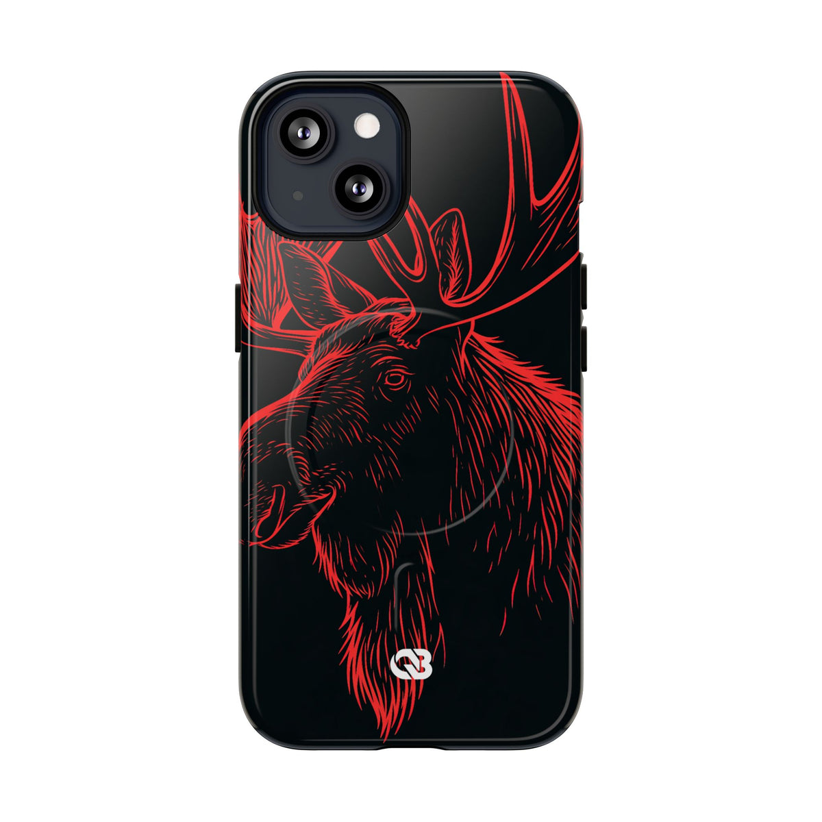 Nordic Elk · Tough 2.0 Magnetic Phone Case for iPhone · Black