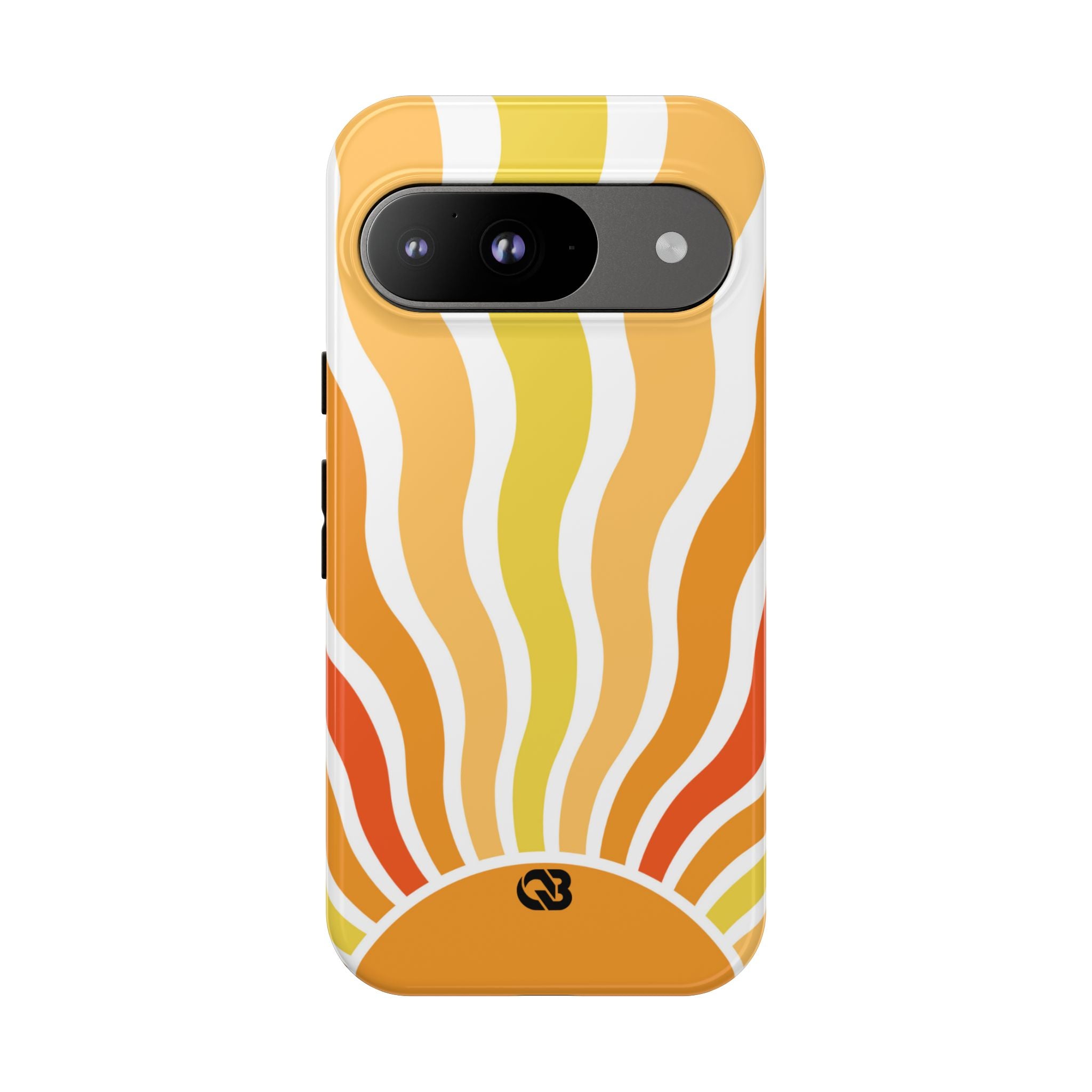 Amber Solar Waves · Tough Phone Case for Google Pixel