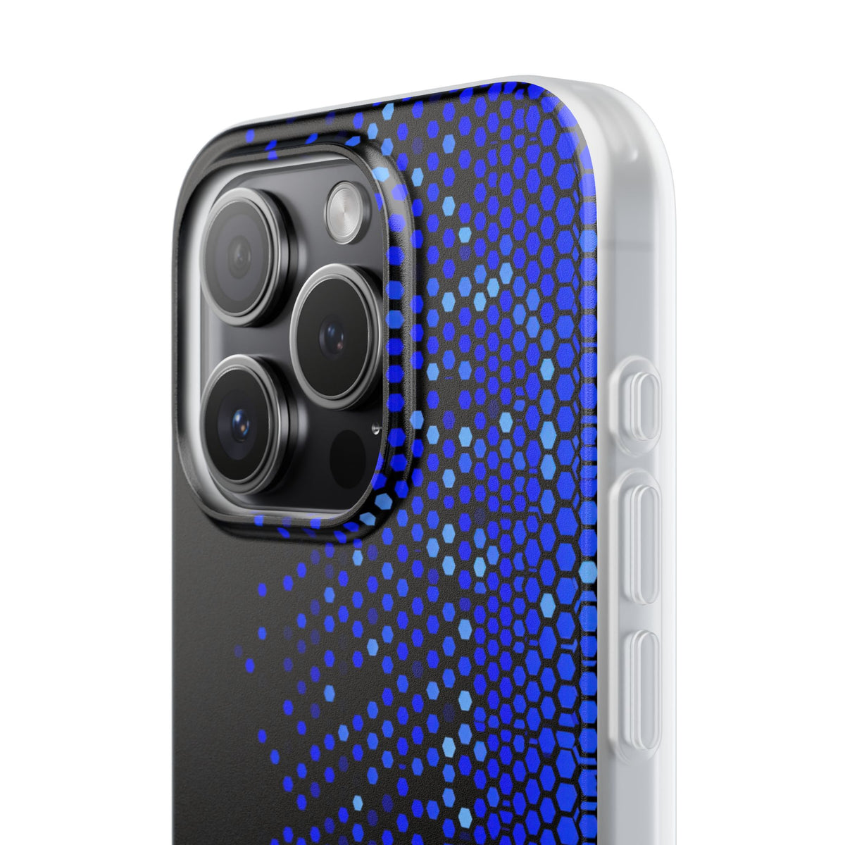Cobalt Hex Dispersion · Lite Phone Case for iPhone · Blue