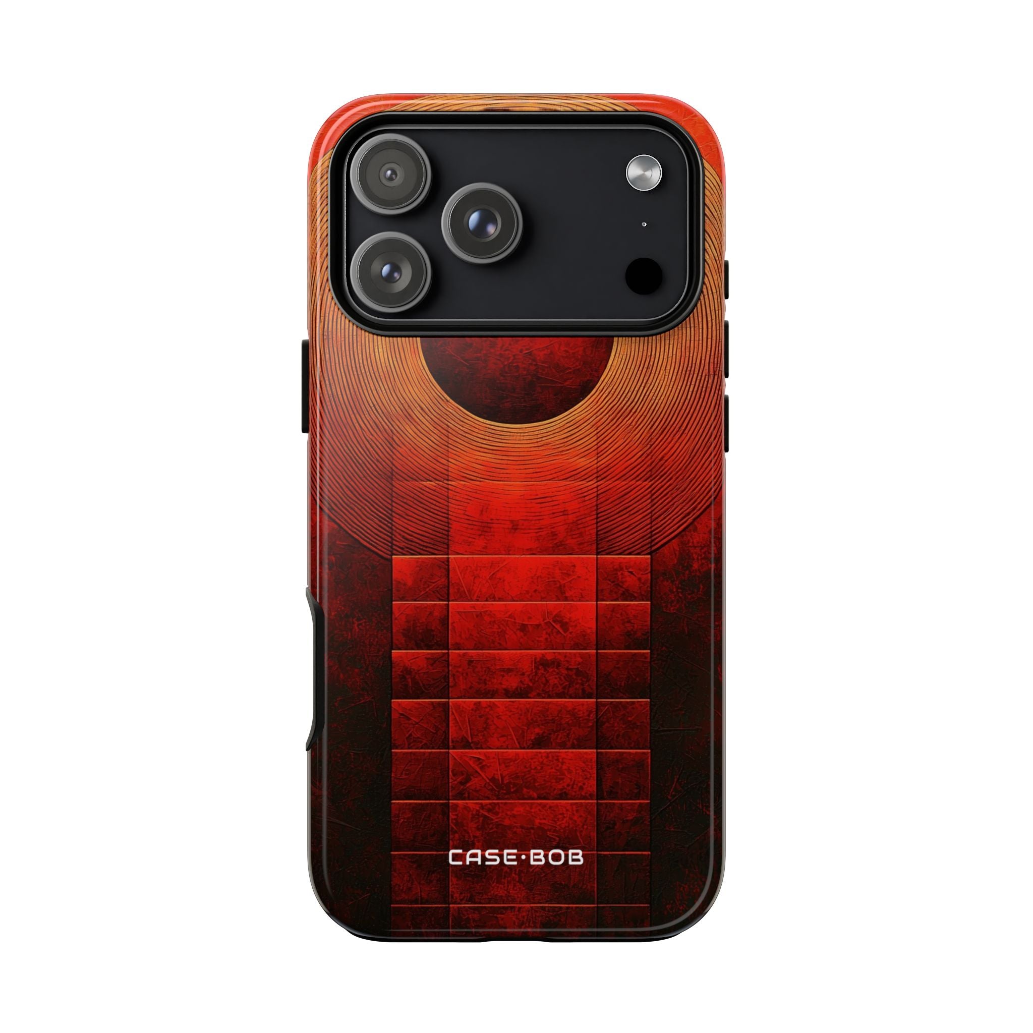 Crimson Orbit iPhone 17 Pro Max Case - Tough
