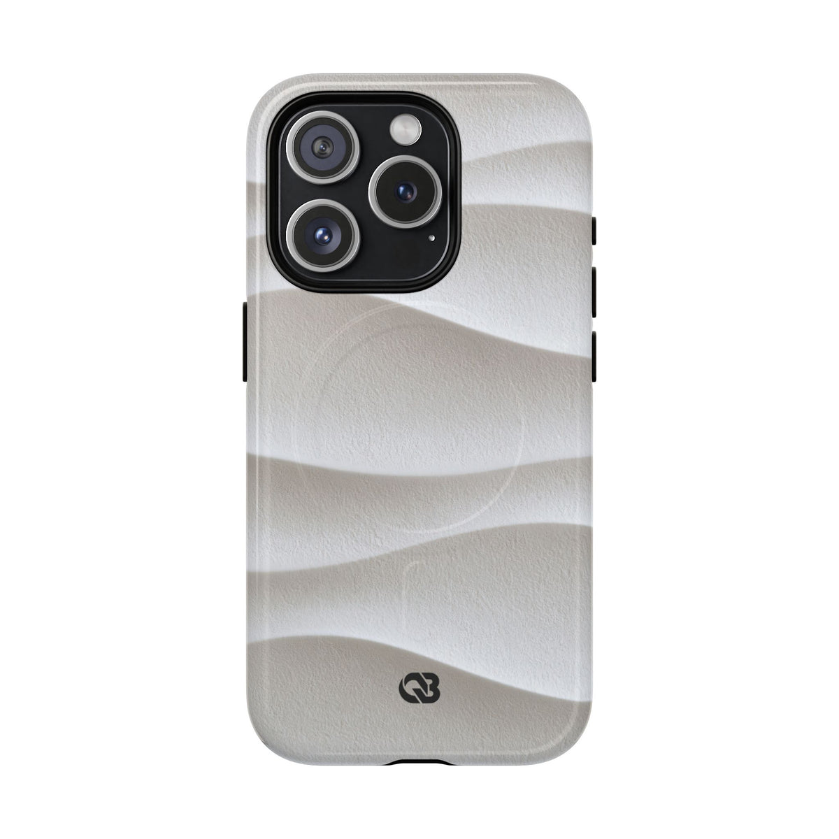 Sculpted Dune Relief · Tough 2.0 Magnetic Phone Case for iPhone · White