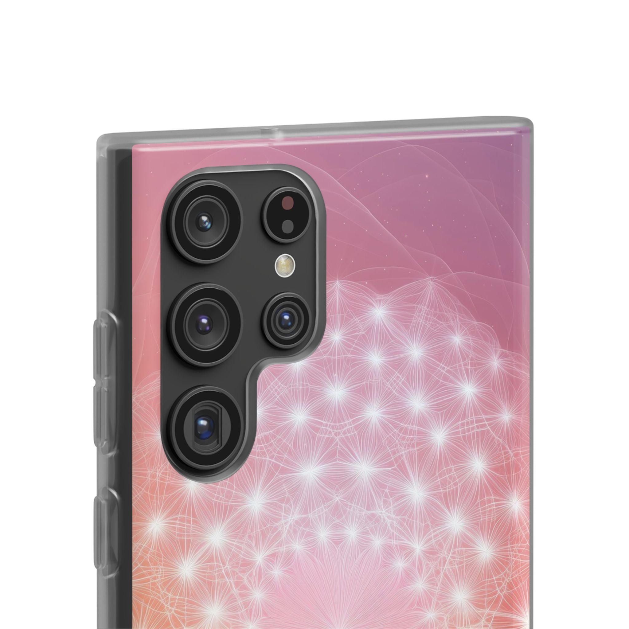 Radiant Stardust Mandala · Soft Mobilskal för Samsung