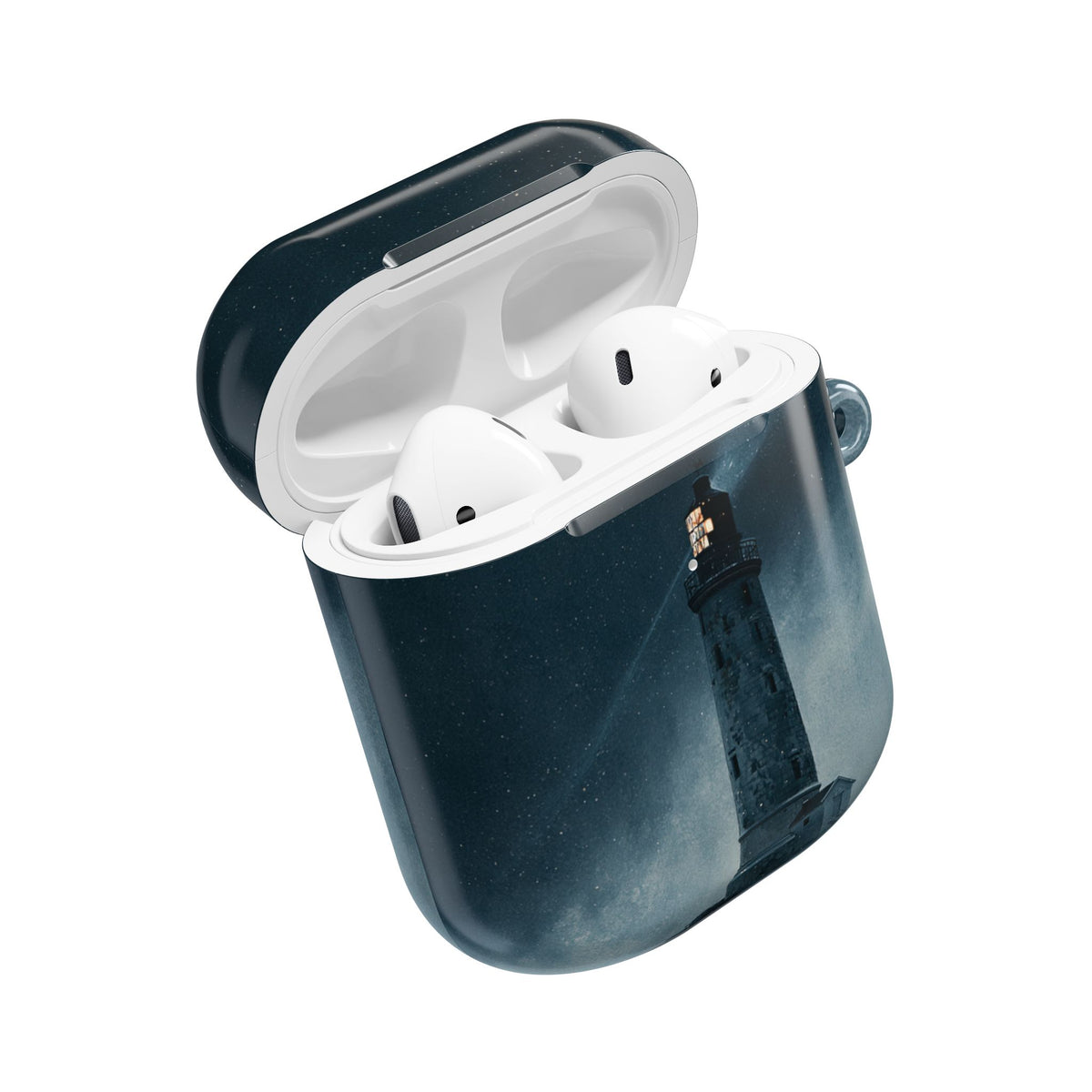 Nordic Coastal Beacon · Hard Case for AirPods & AirPods Pro · Blue