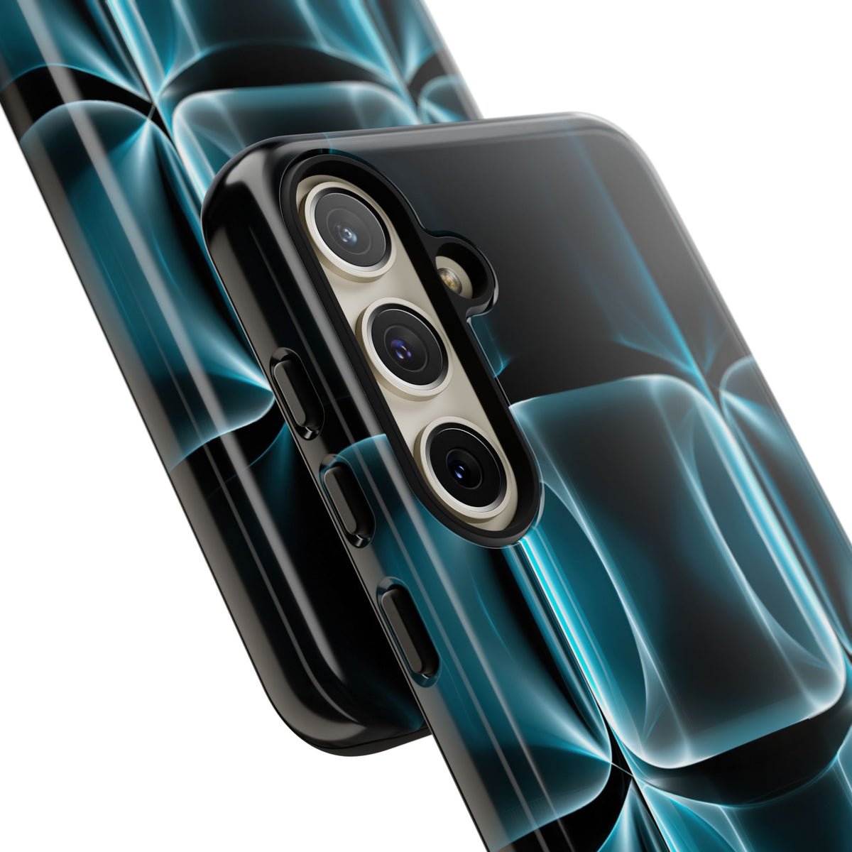Cyan Core Matrix · Tough Phone Case for Samsung · Blue