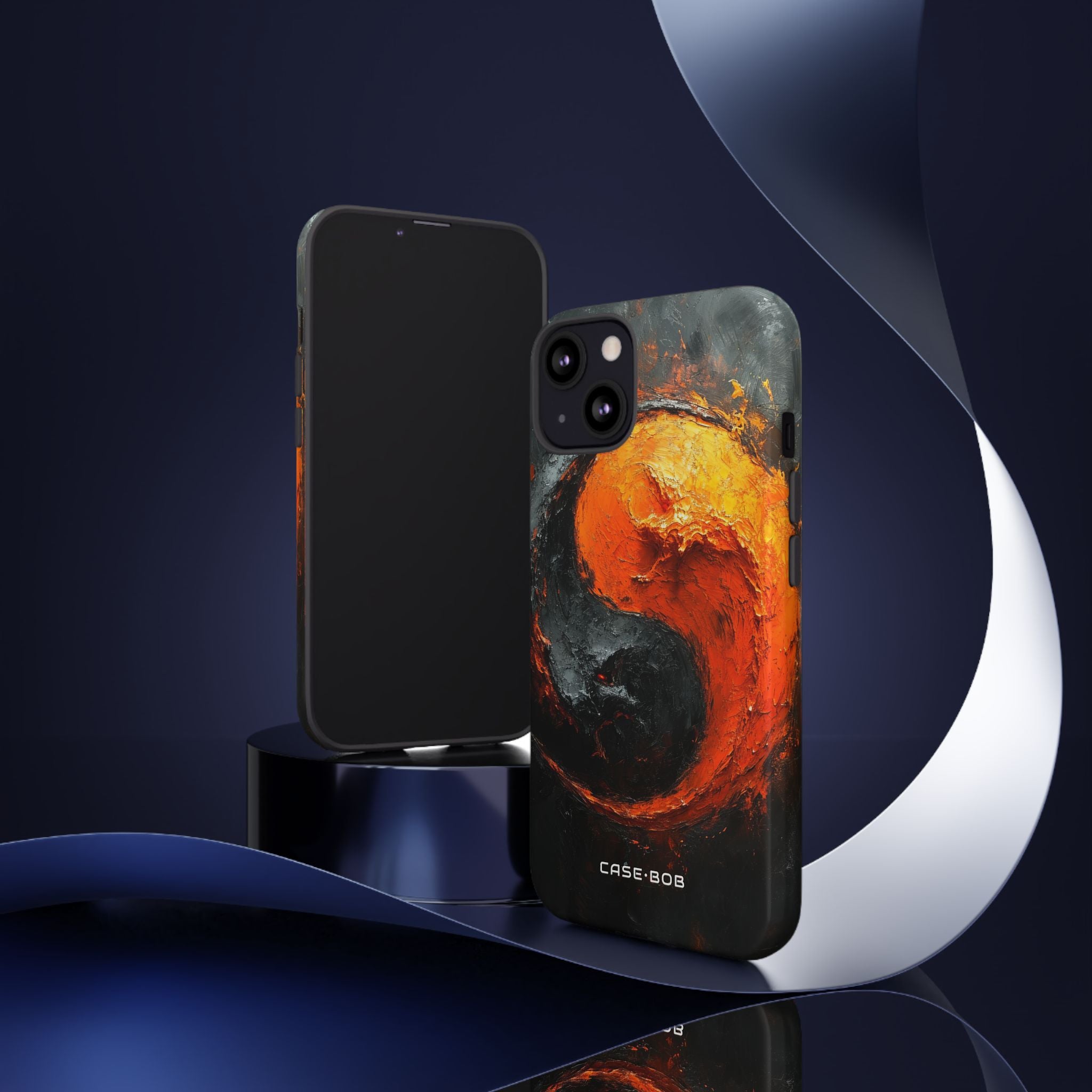 Geschmolzenes Yin-Yang iPhone 13 Case - Tough