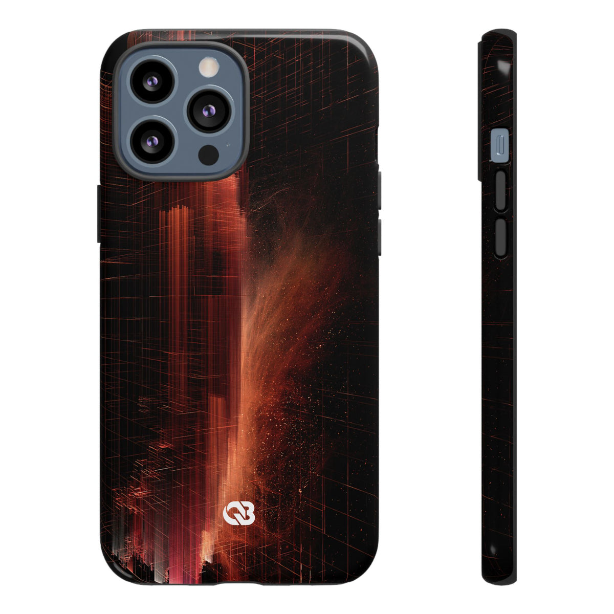 Luminous Monolith · Tough Phone Case for iPhone · Black