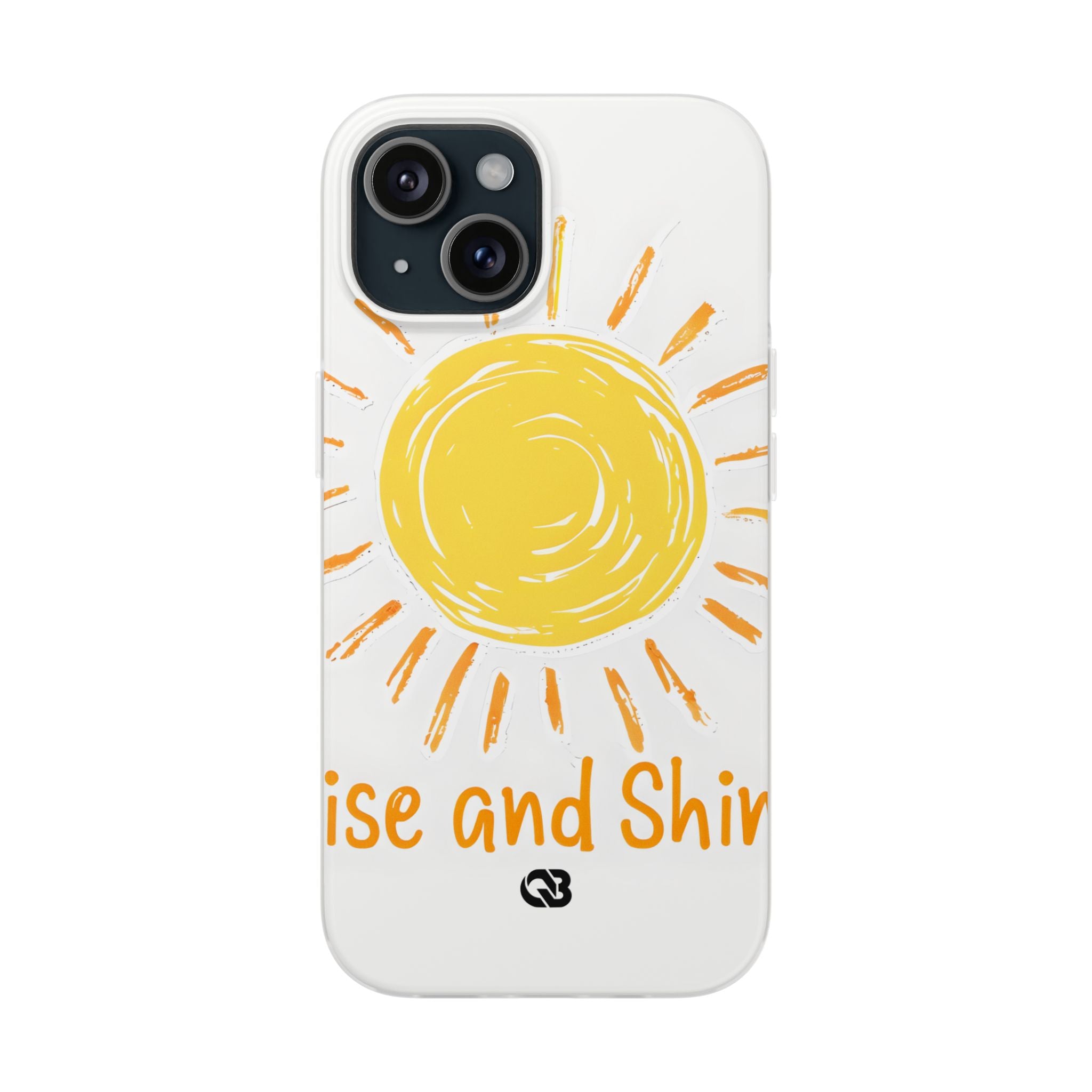 Amber Solar Glow · Soft Phone Case for iPhone
