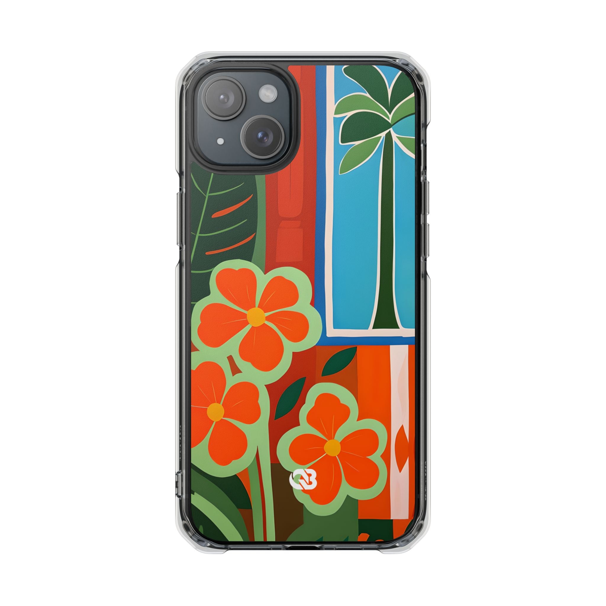 Vivid Jungle Collage · Impact etui na telefon dla iPhone · MagSafe