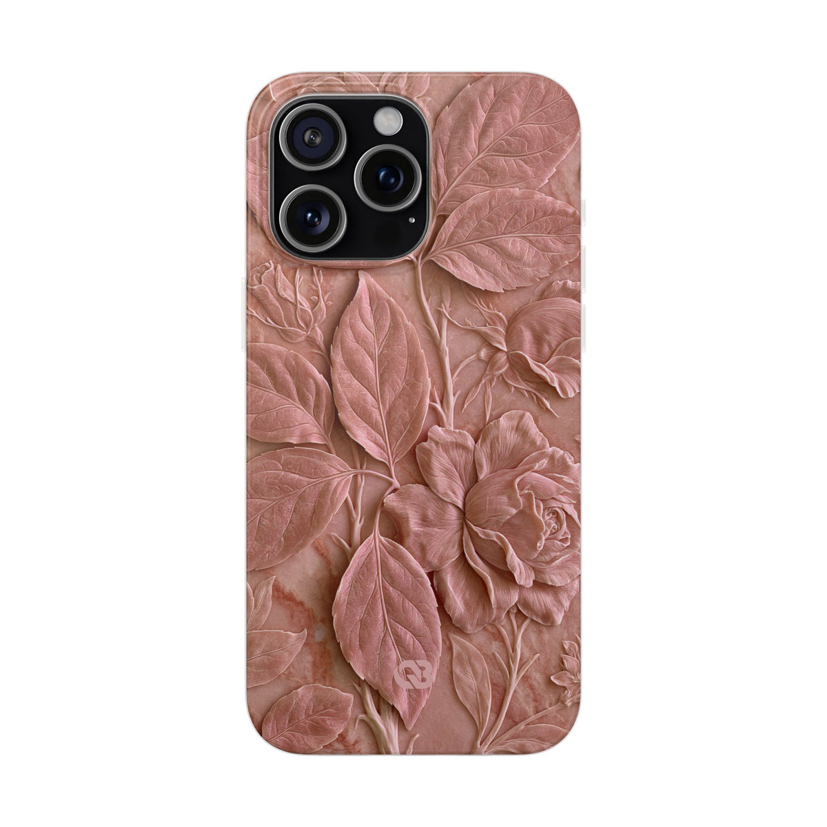 Blush Rose Relief · Lite Phone Case for iPhone · Pink
