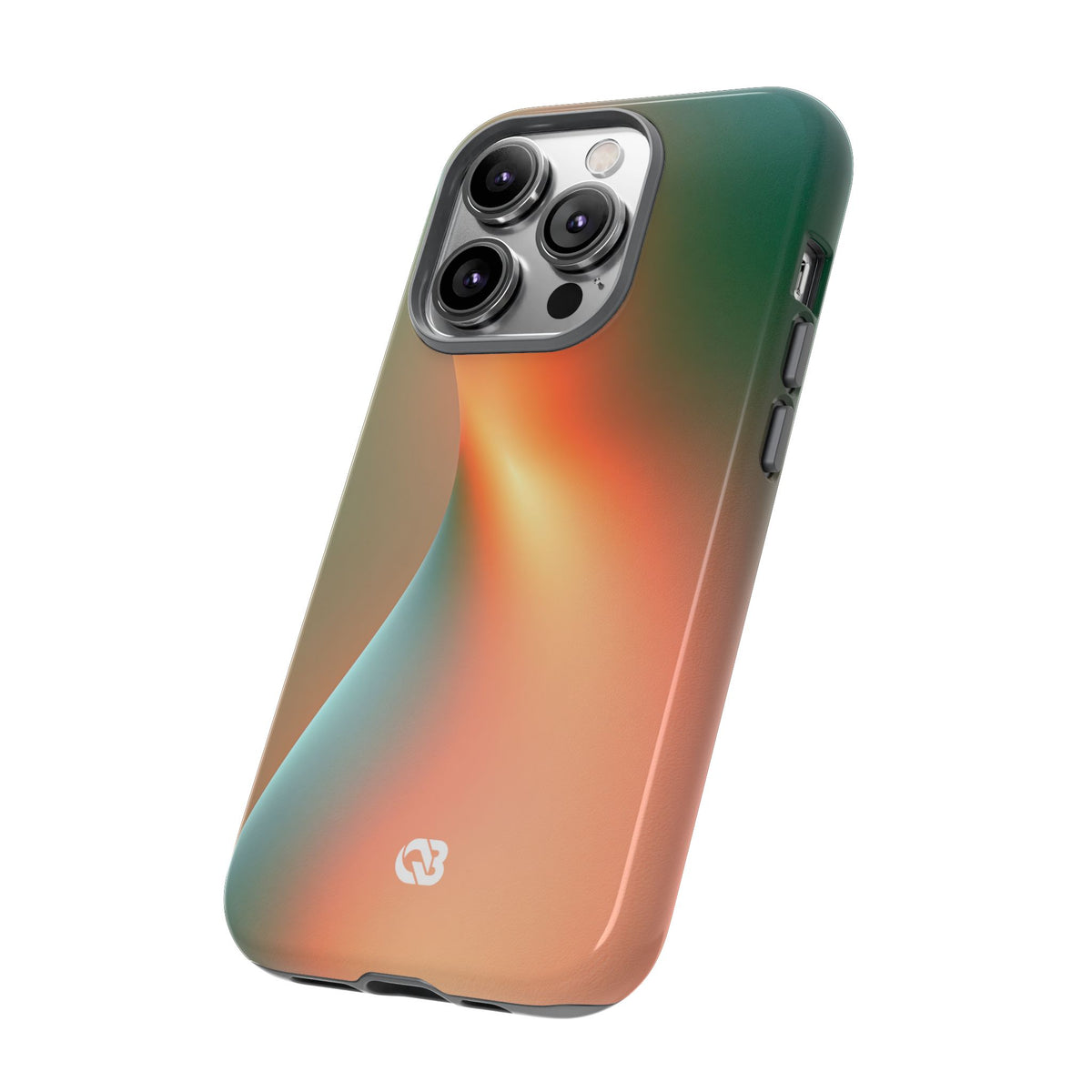 Radiant Contour · Tough Phone Case for iPhone · Orange
