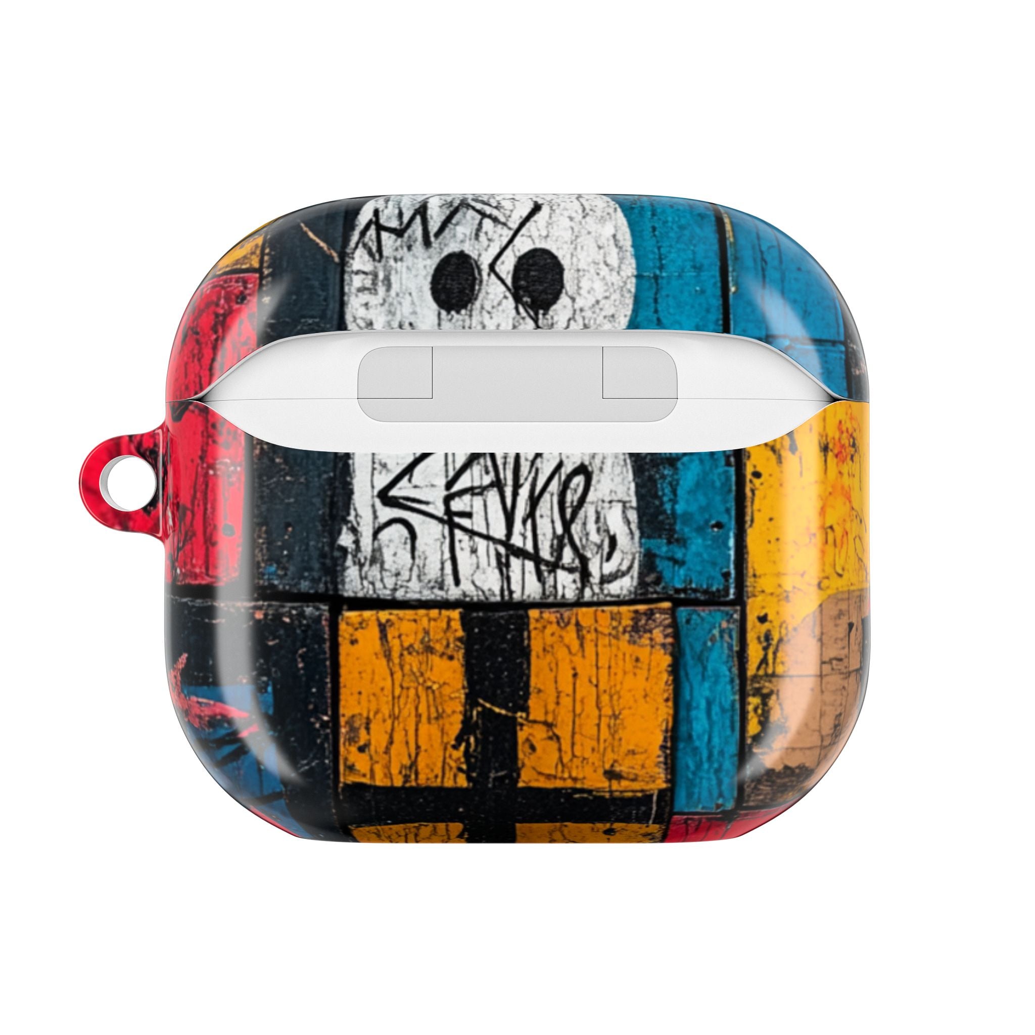 White Orb Graffiti - AirPods Case