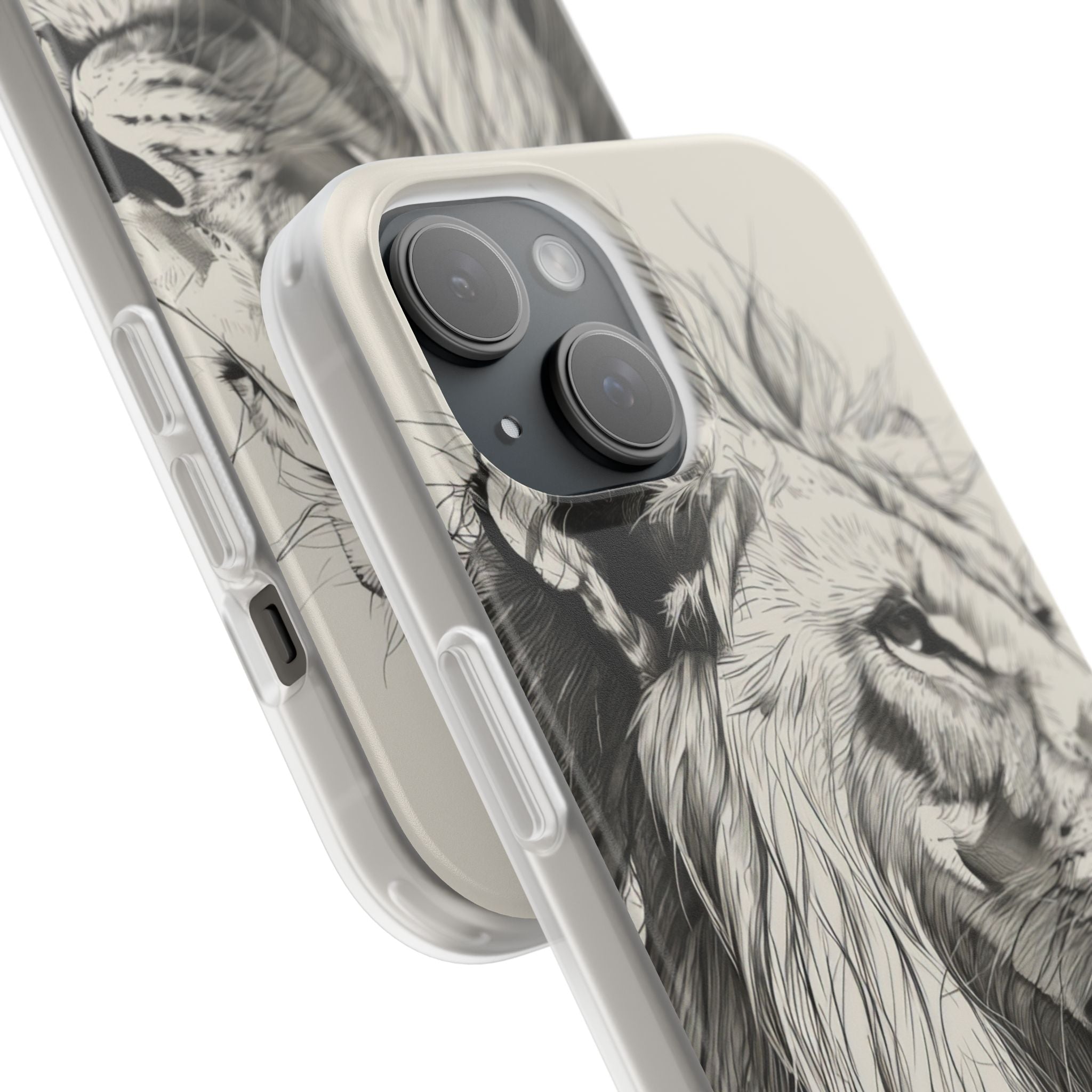 Lion Flow iPhone 15 Case - Soft