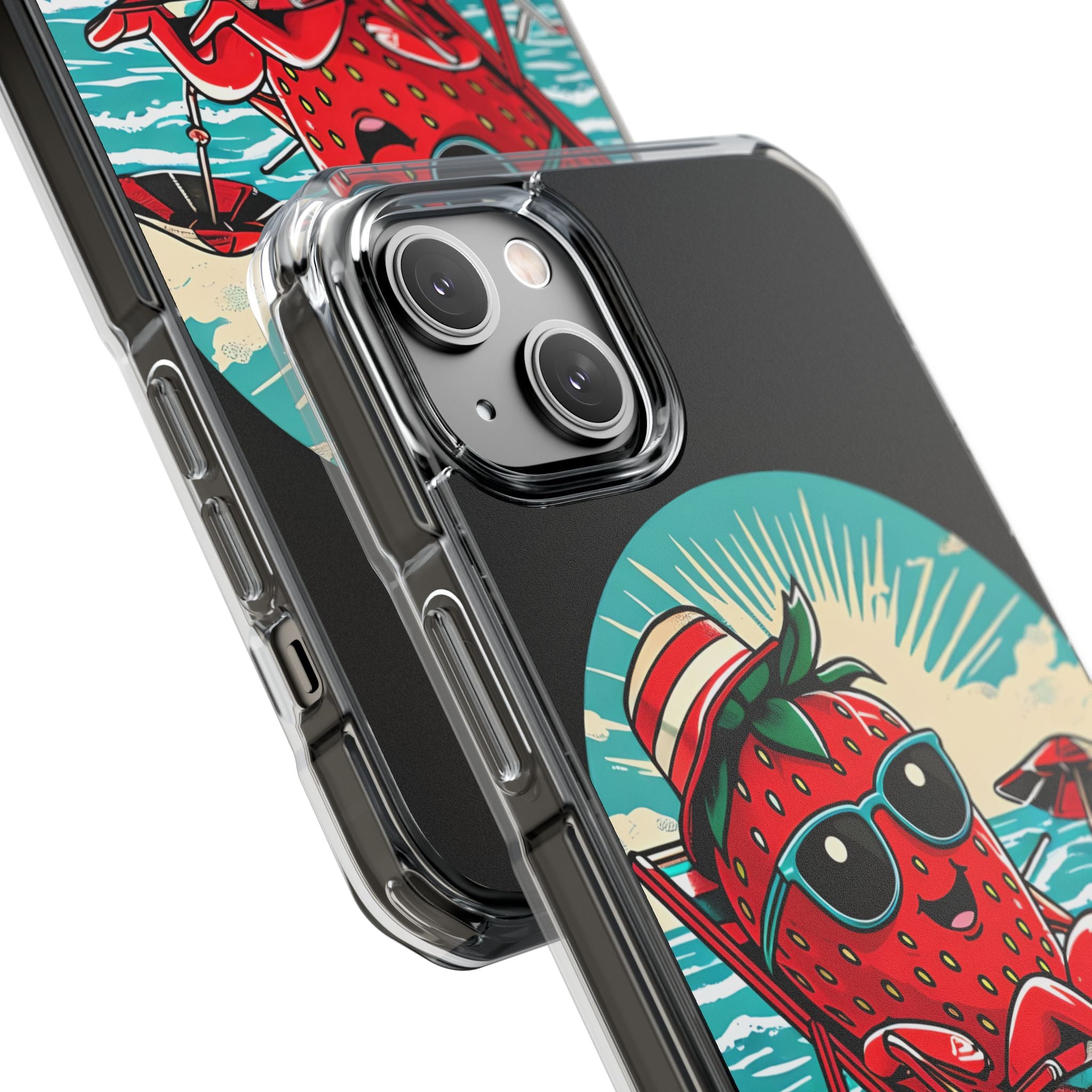 Ρετρό Παραλιακό Μούρο · Impact Θήκη για iPhone · Magsafe