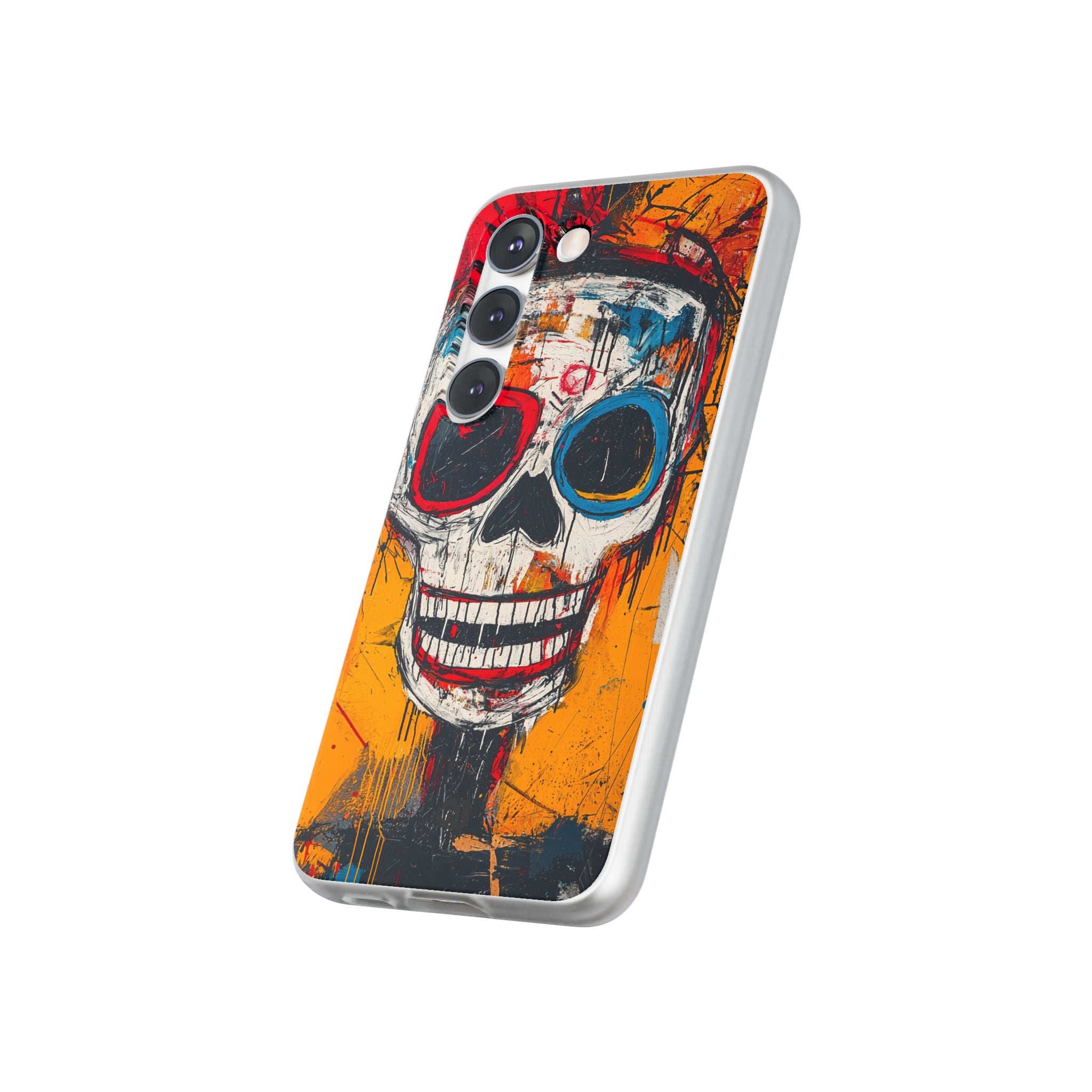 Vivid Graffiti Skull · Soft Coque de téléphone pour Samsung