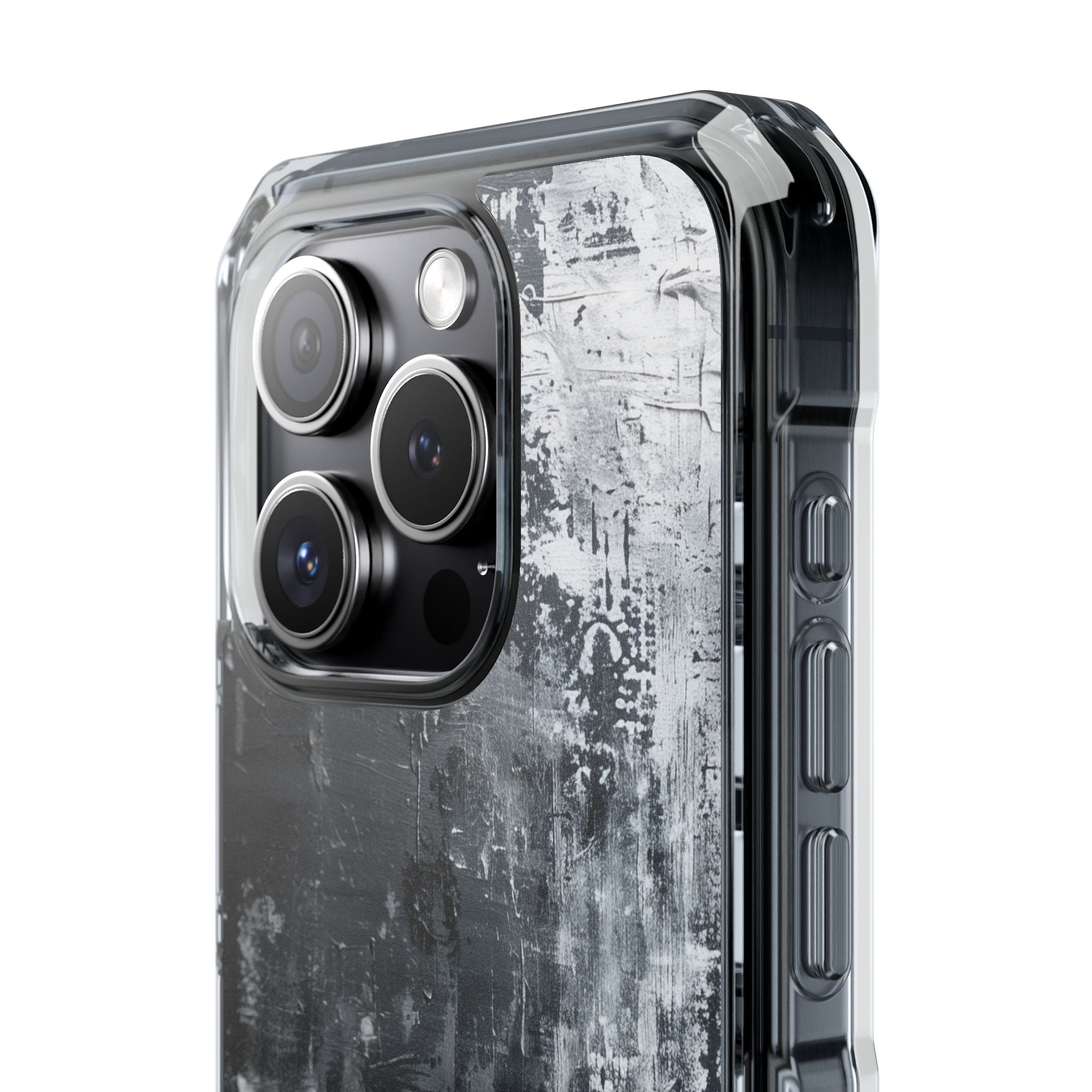 Texturiertes Blackscape iPhone 15 Pro Case - Impact