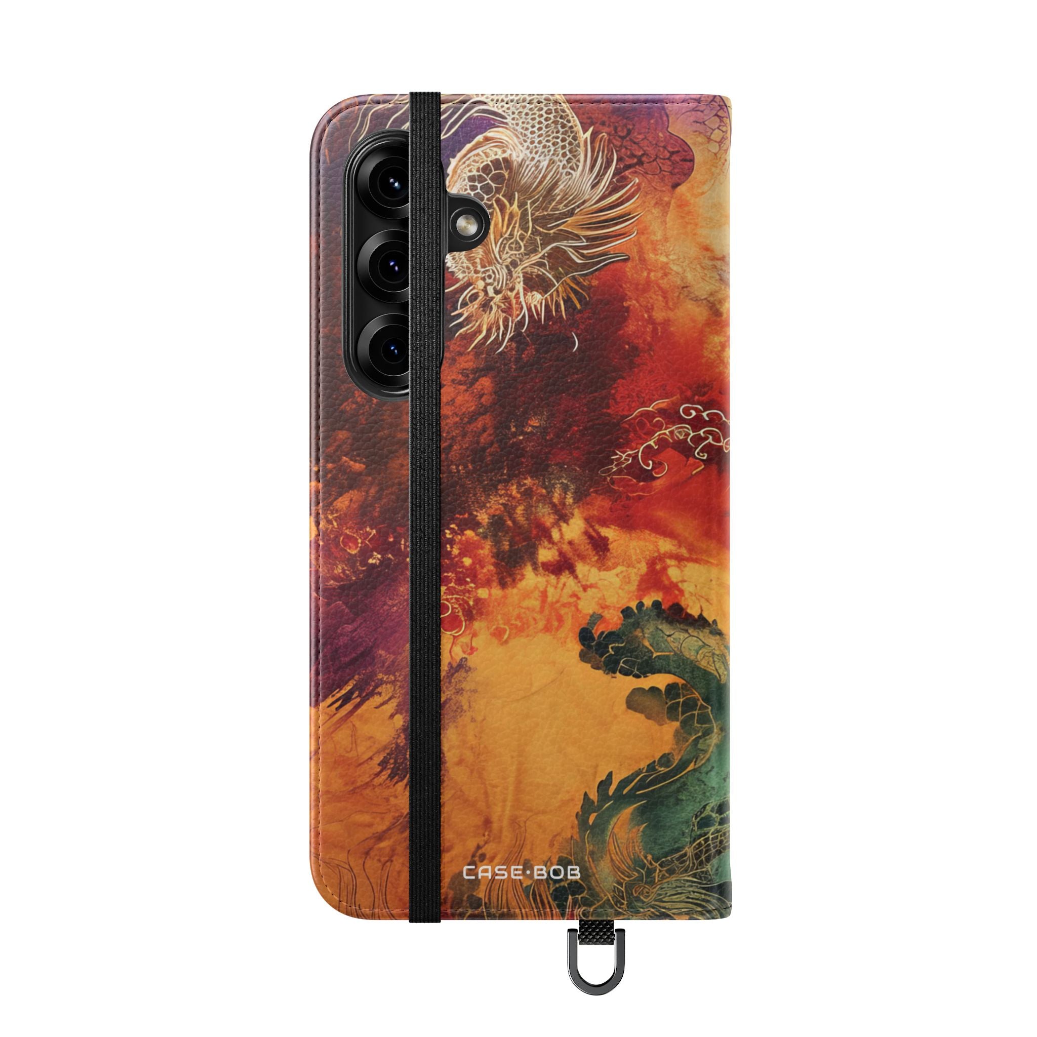 Golden Dragons Blaze - Samsung S25+ Case - Wallet