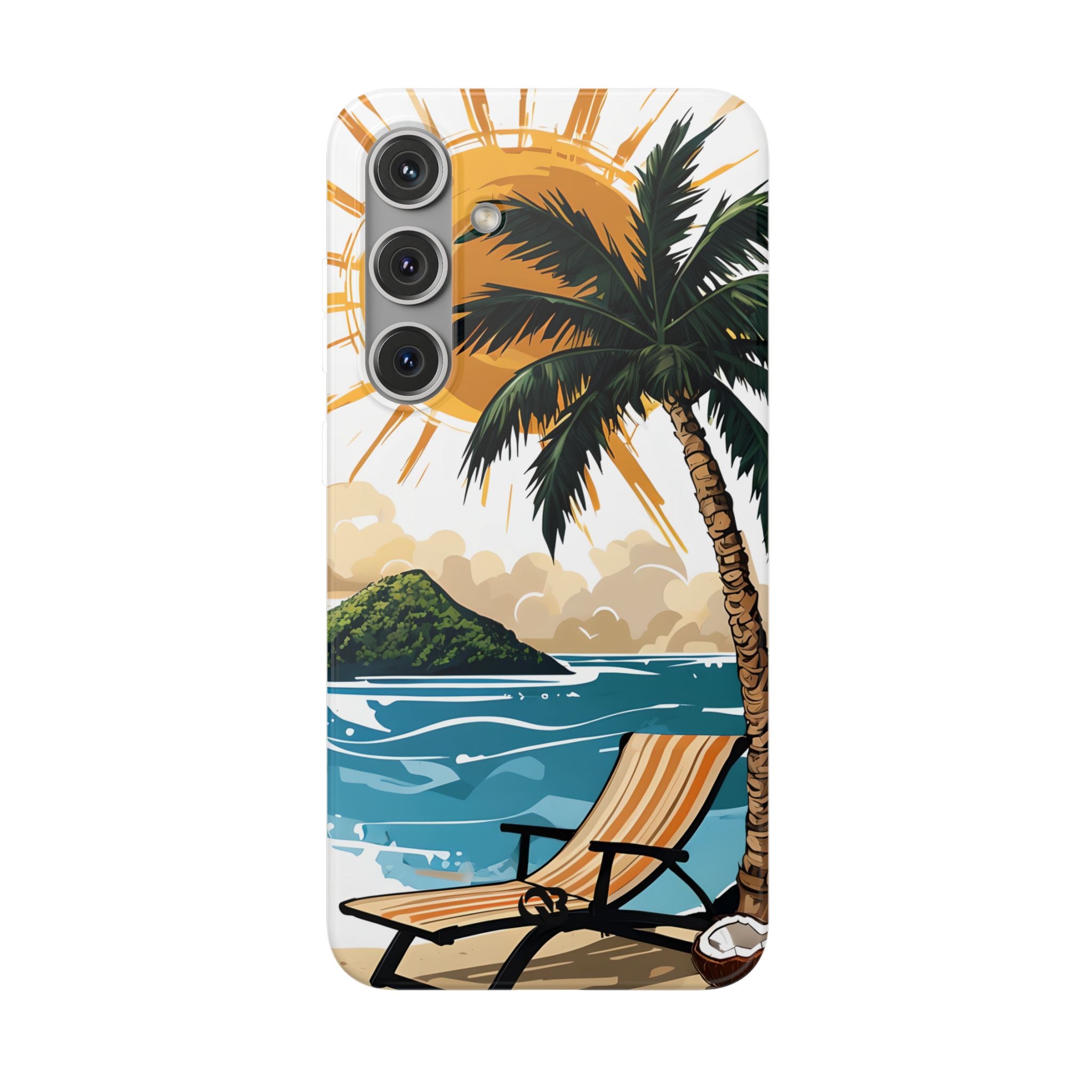 Radiant Coast Solitude · Soft Handyhülle für Samsung