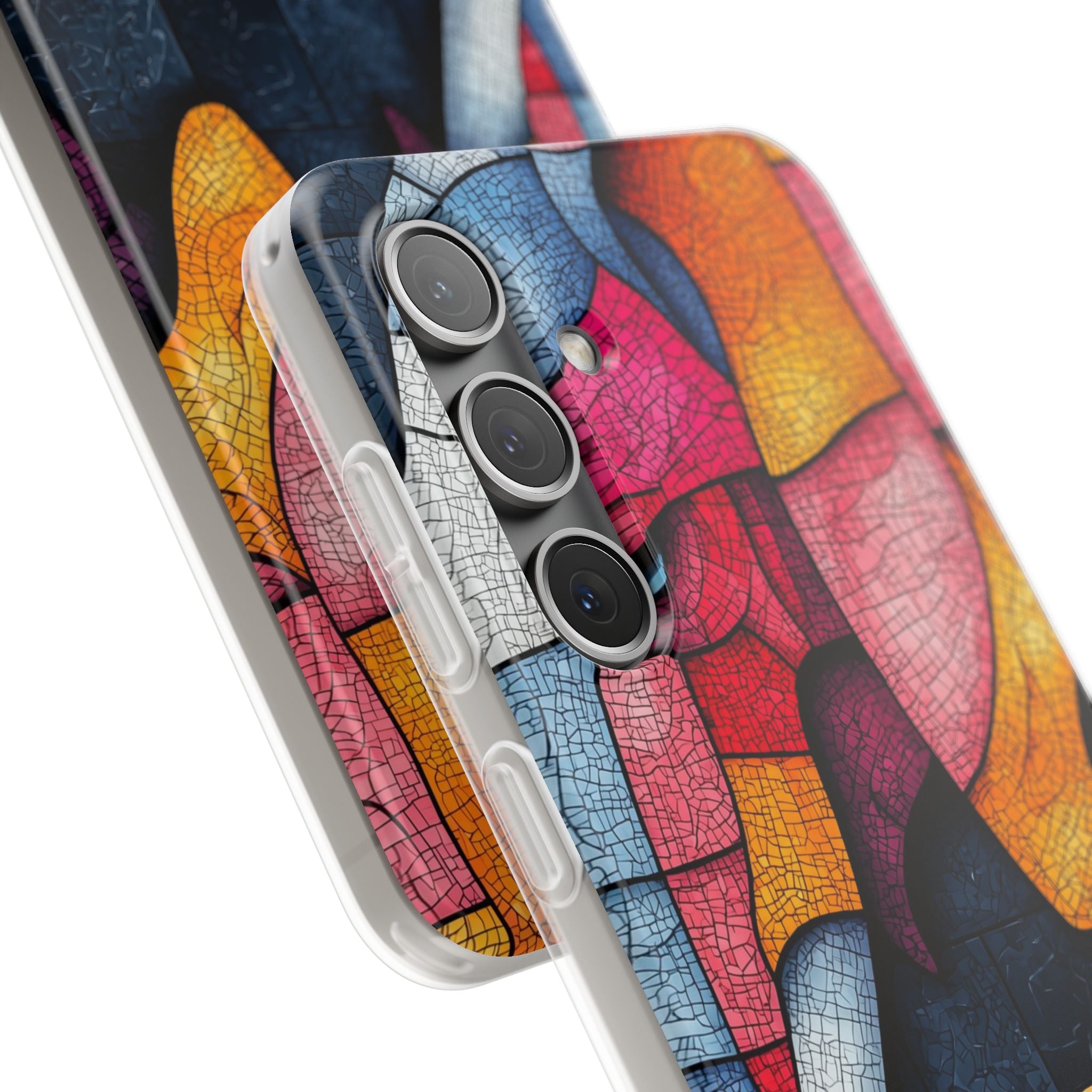 Elephant Mosaic Samsung S24 Case - Soft