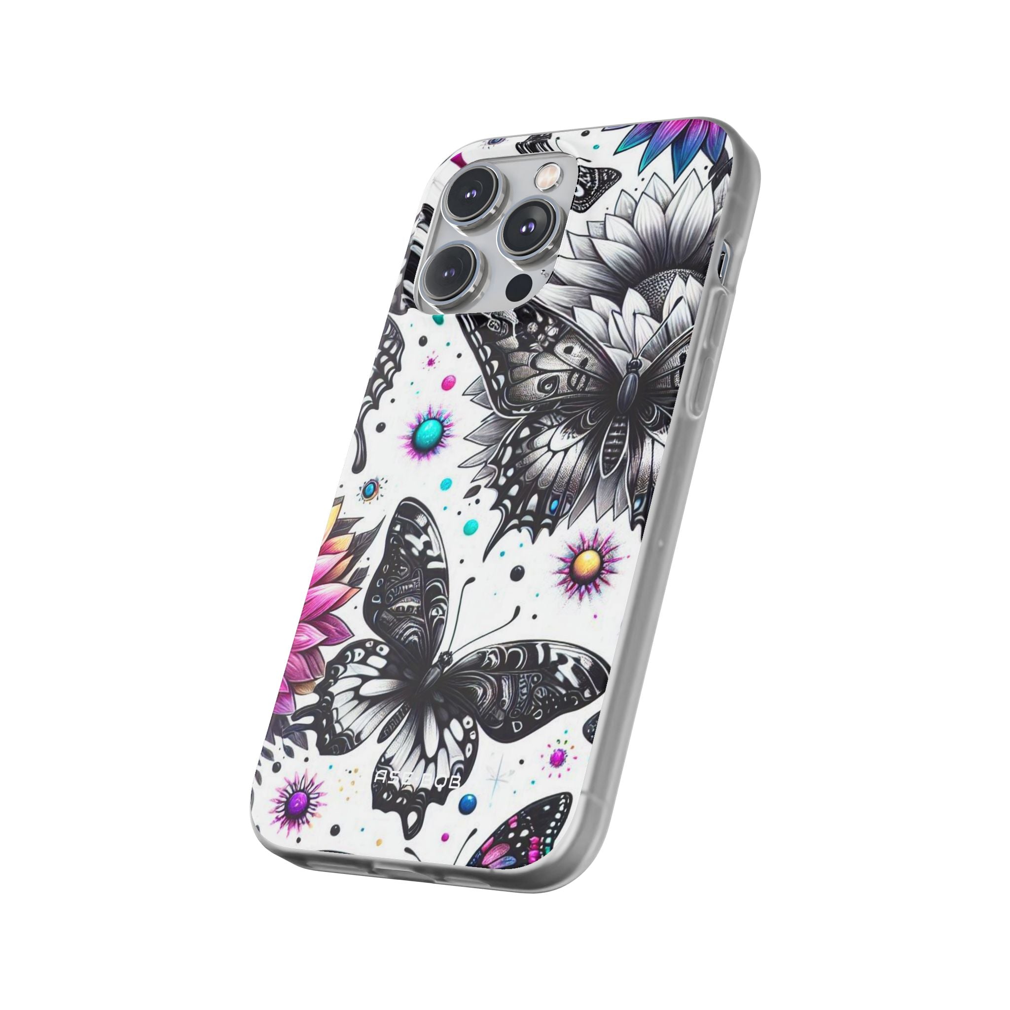 Butterfly Bloom iPhone 14 Pro Max Case - Soft