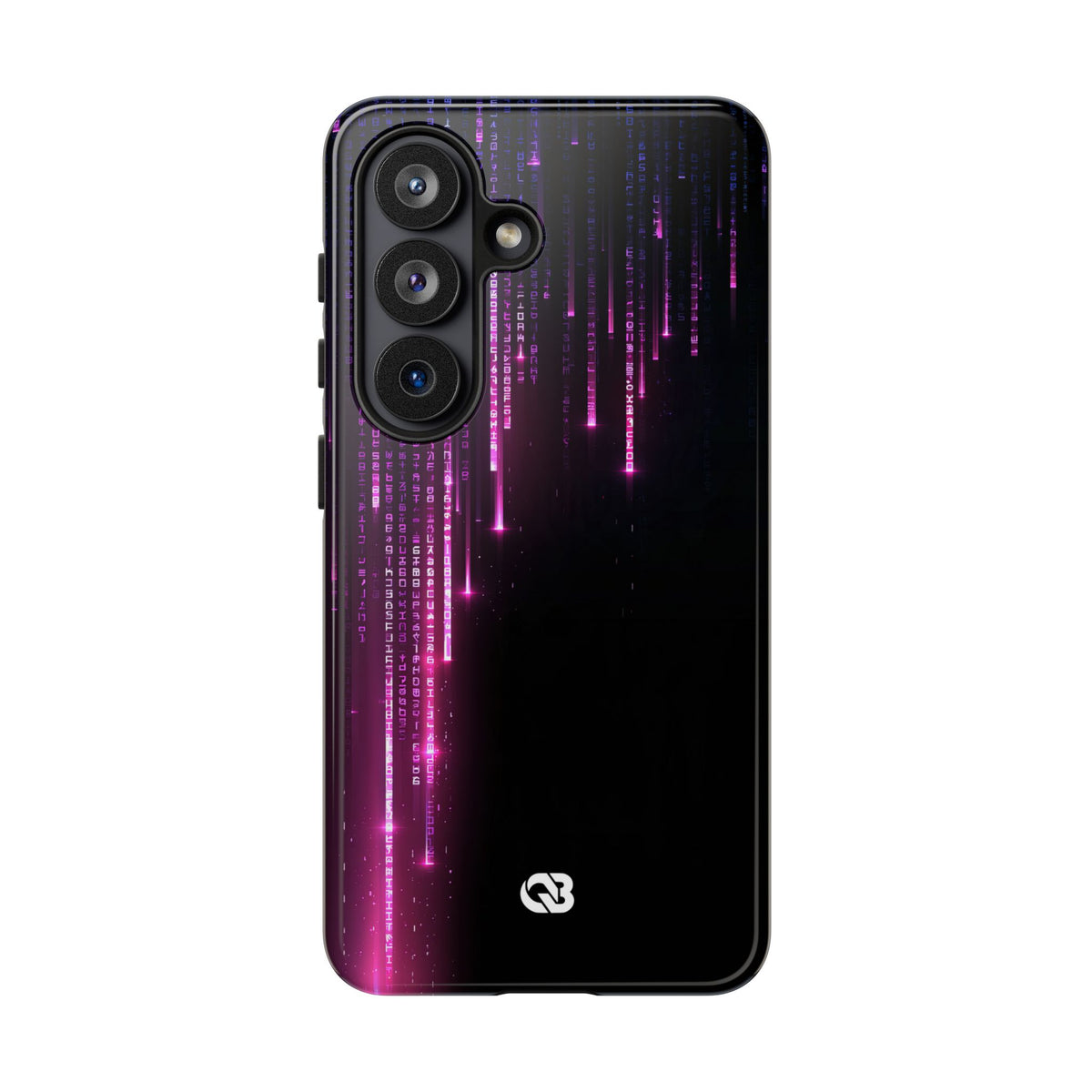 Binary Cascade · Tough Phone Case for Samsung · Black