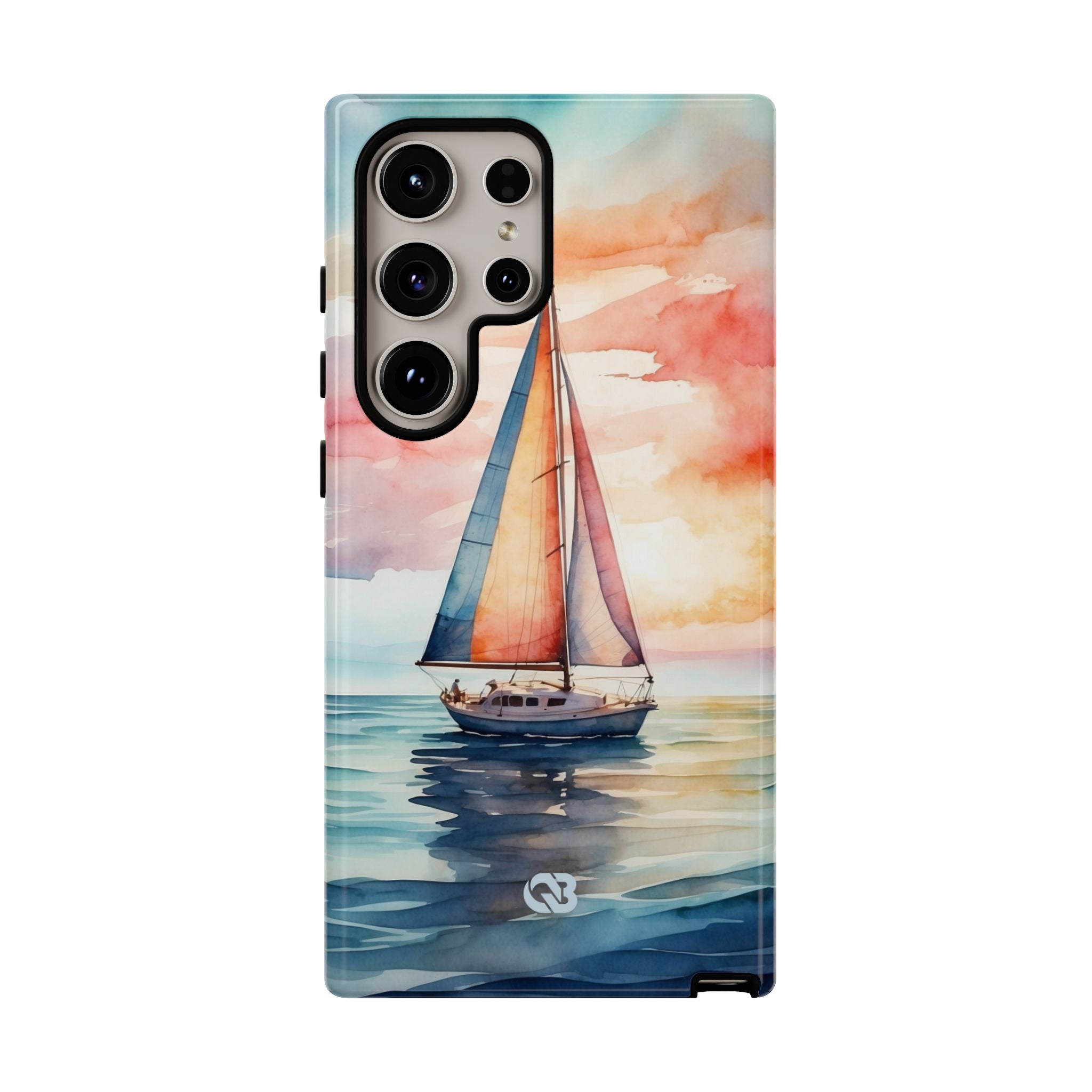 Crimson Horizon Sail · Tough Phone Case for Samsung