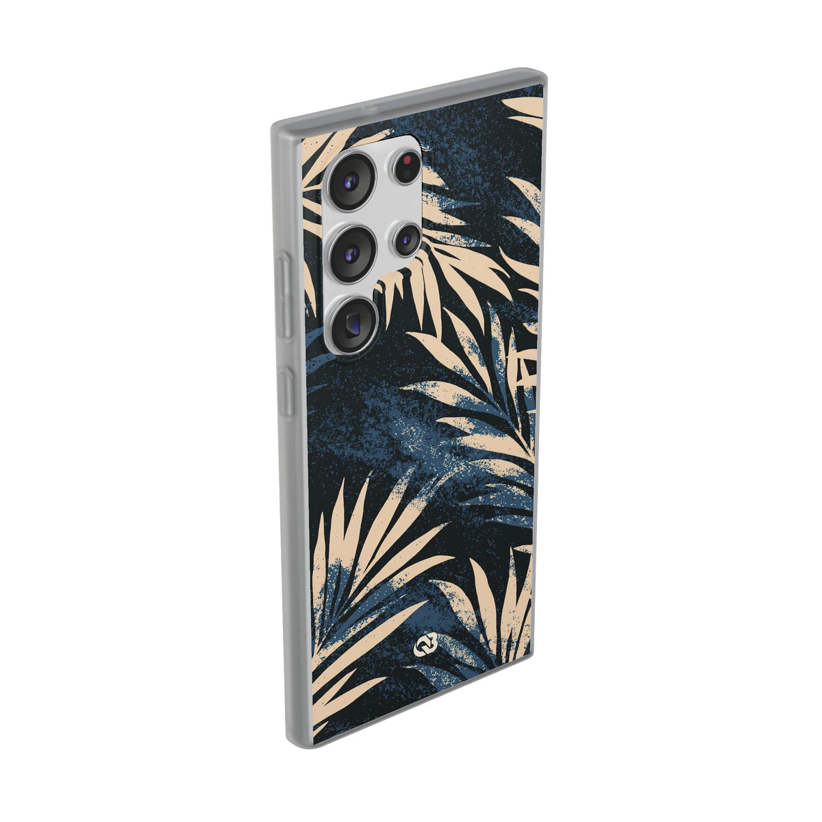 Blue Lite Phone Case for Samsung - Indigo Sandstone Palm