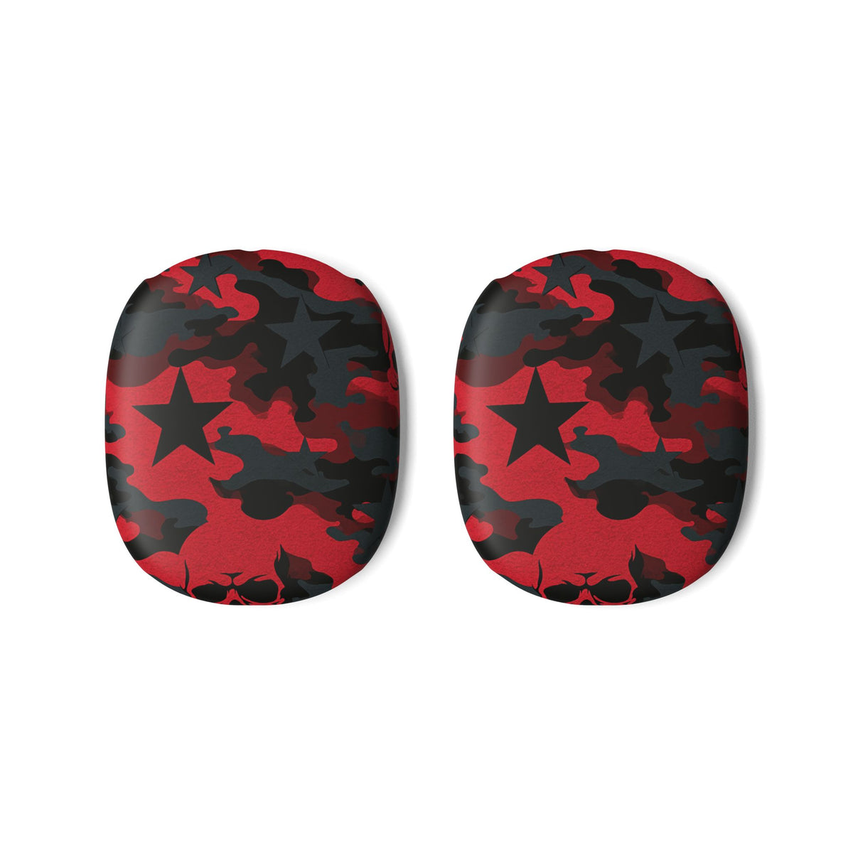 Crimson Skull Camo · Hard Case for AirPods Max · Red