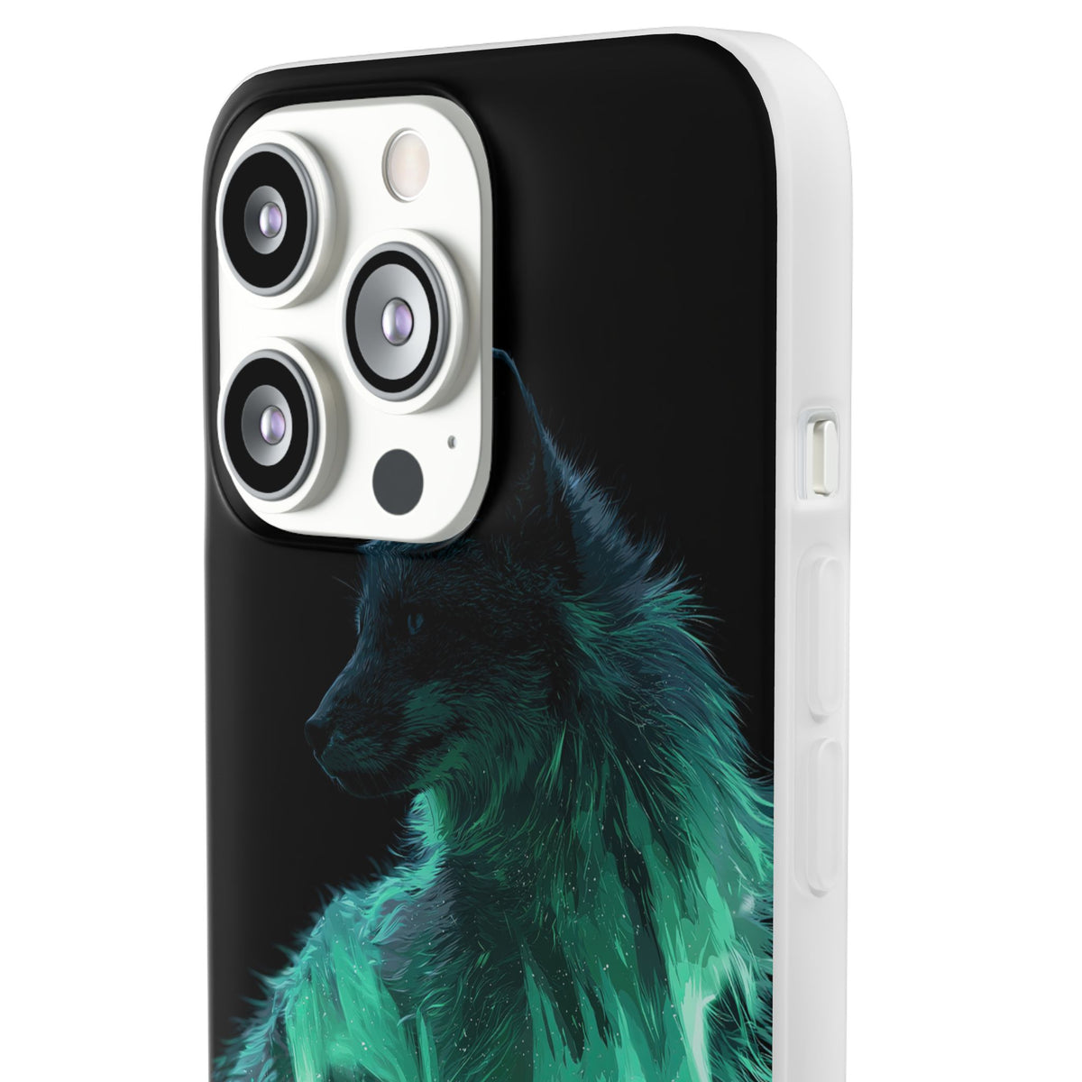Nordic Aurora Fox · Lite Phone Case for iPhone · Teal
