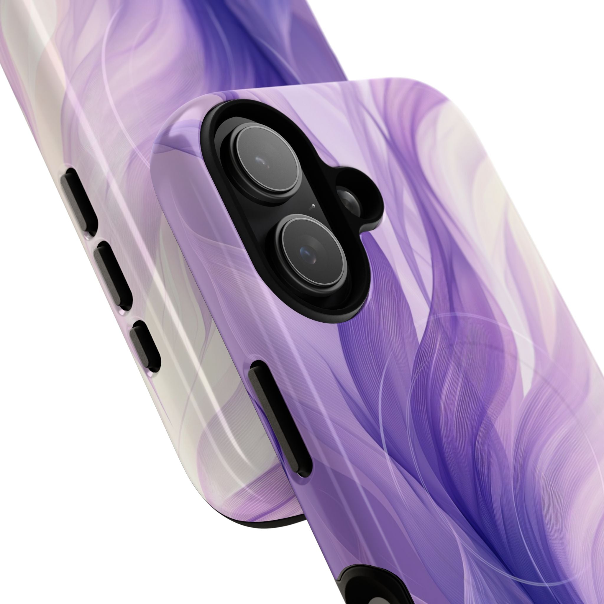 Purple Ribbon Waves iPhone 17 Case - Tough+ - CASE•BOB