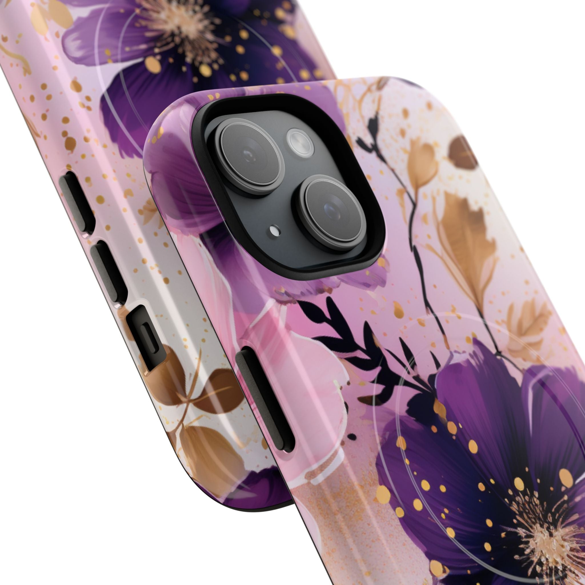 Gilded Violet Bloom · Tough+ Phone Case for iPhone · Magsafe