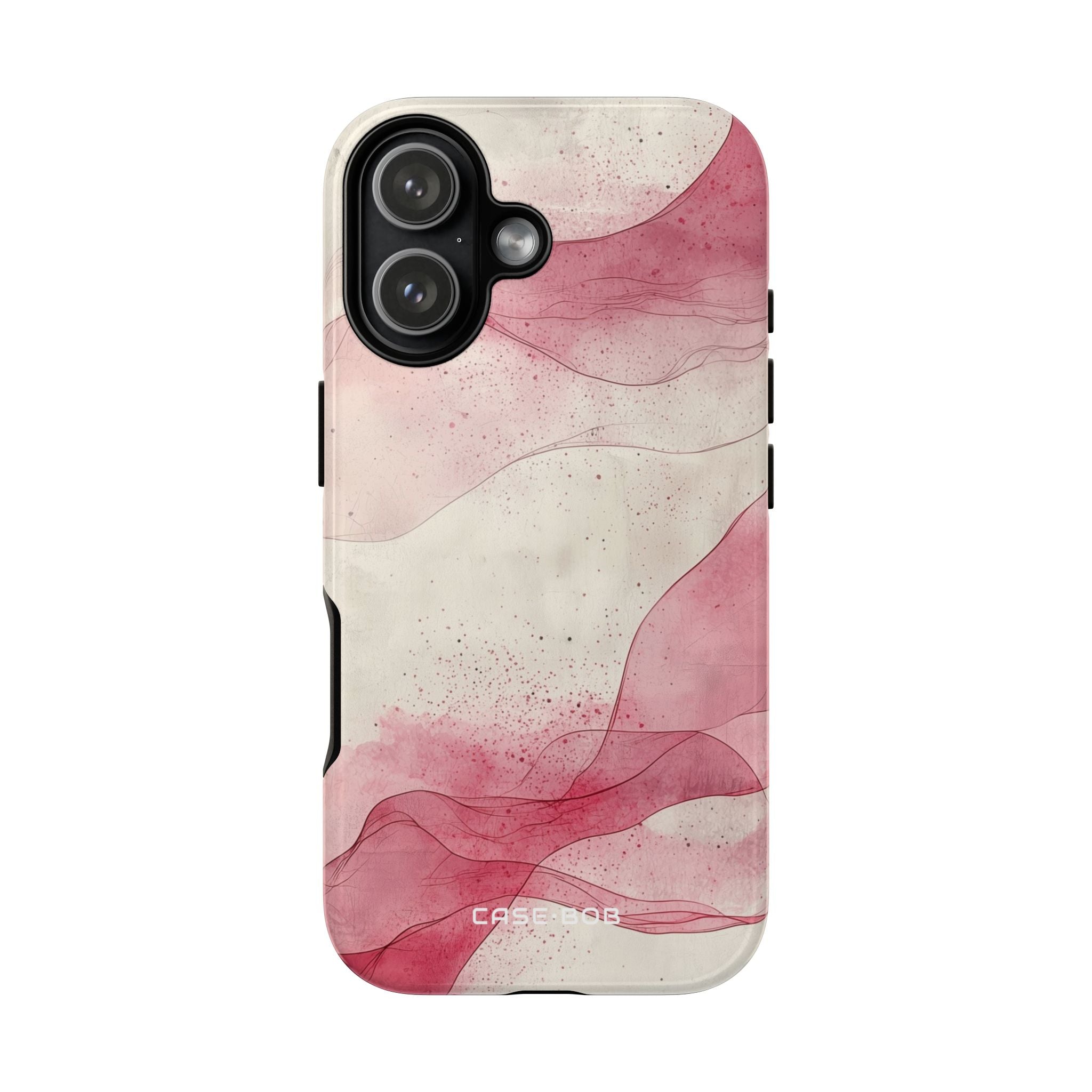 Crimson Waves iPhone 17 Case - Tough - CASE•BOB