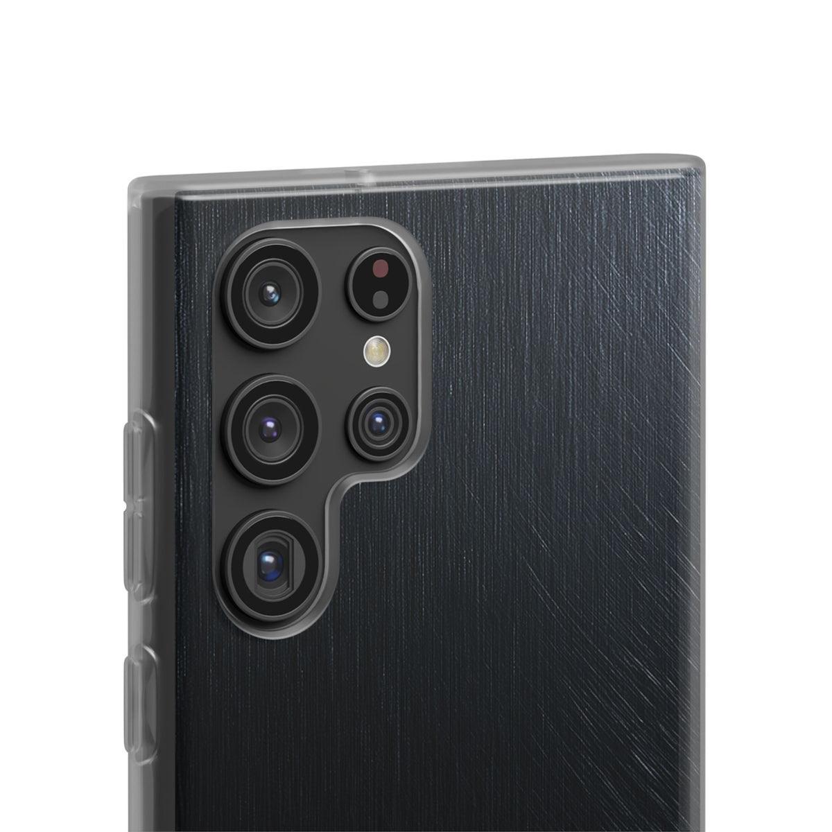 Black Lite Phone Case for Samsung - Midnight Brushed Grain