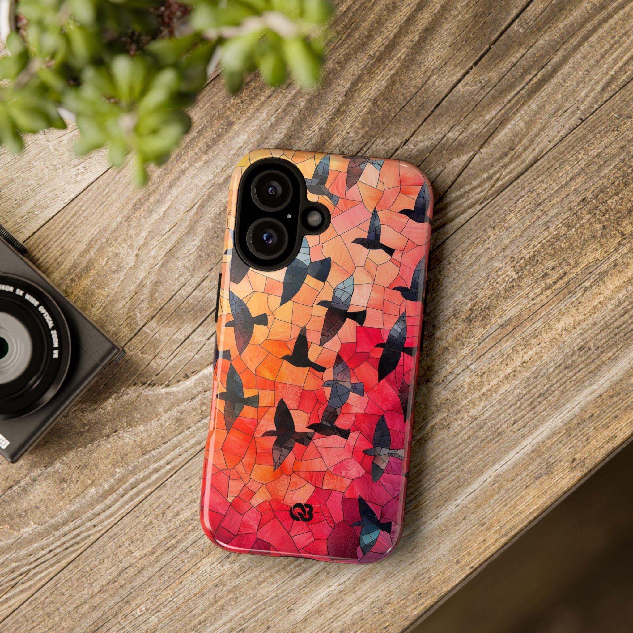 Ember Mosaic Wings · Tough Phone Case for iPhone