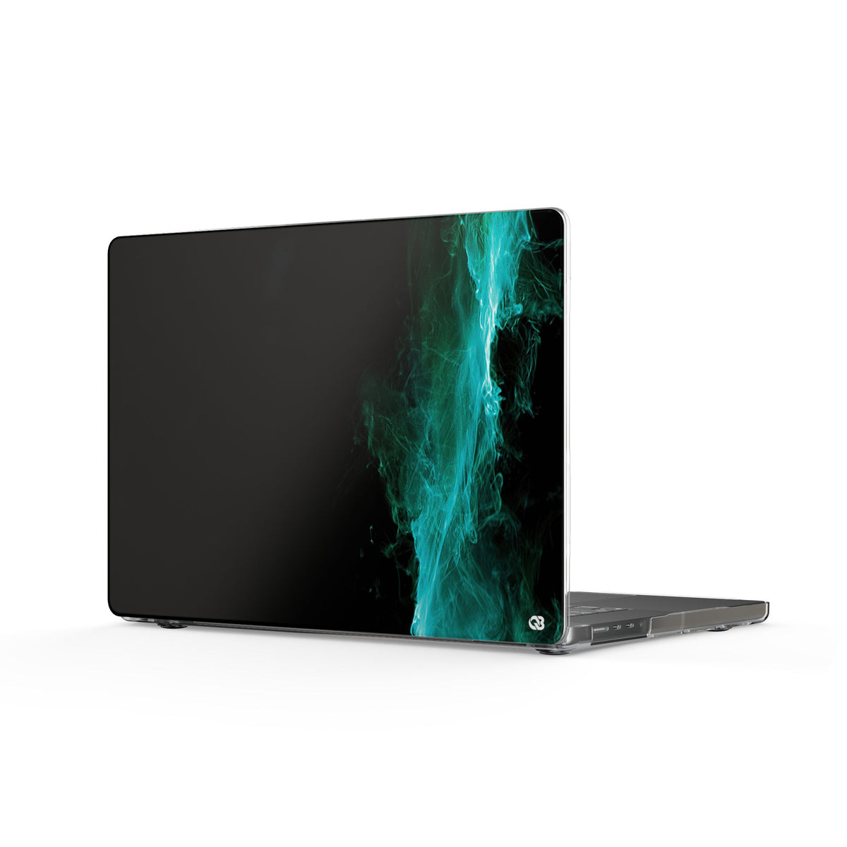 Luminous Plume · Clear Hard Case for MacBook · Teal