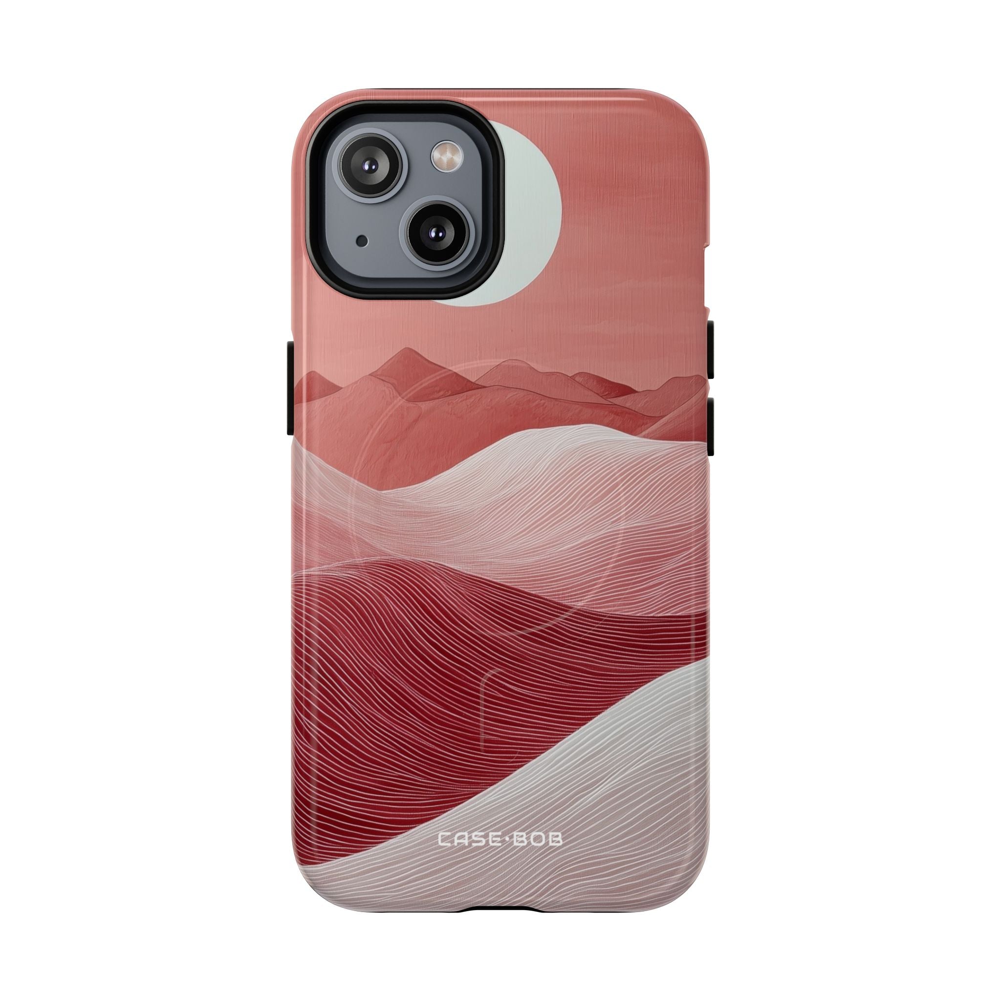 White Orb Dunes iPhone 14 Case - Tough+