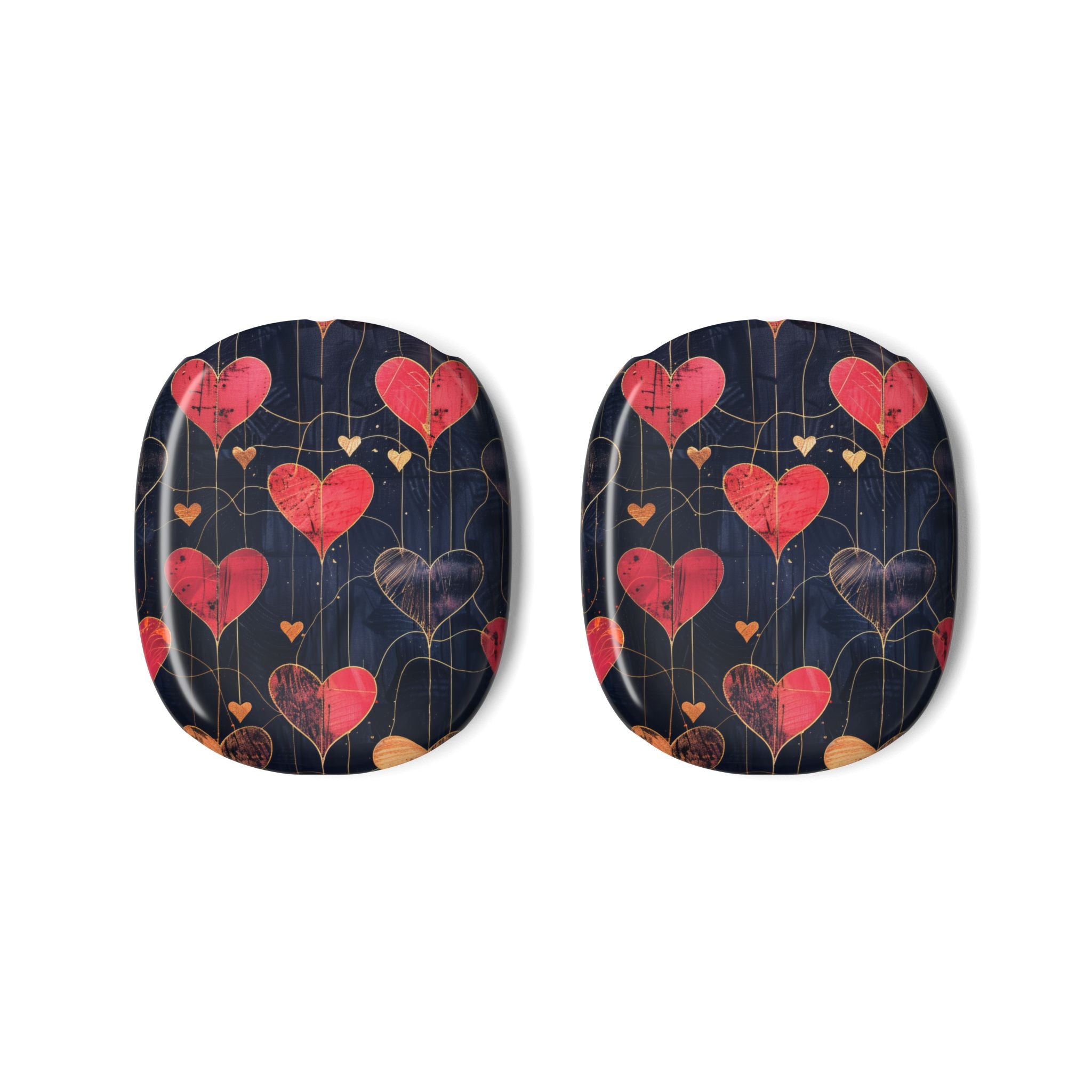 Textured Heart Grid - AirPod Max Case