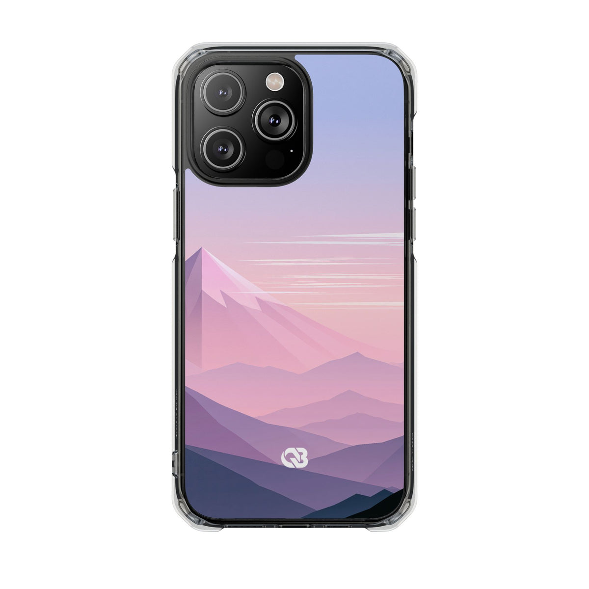 Purple Impact MagSafe Phone Case for iPhone - Lavender Alpine Dawn