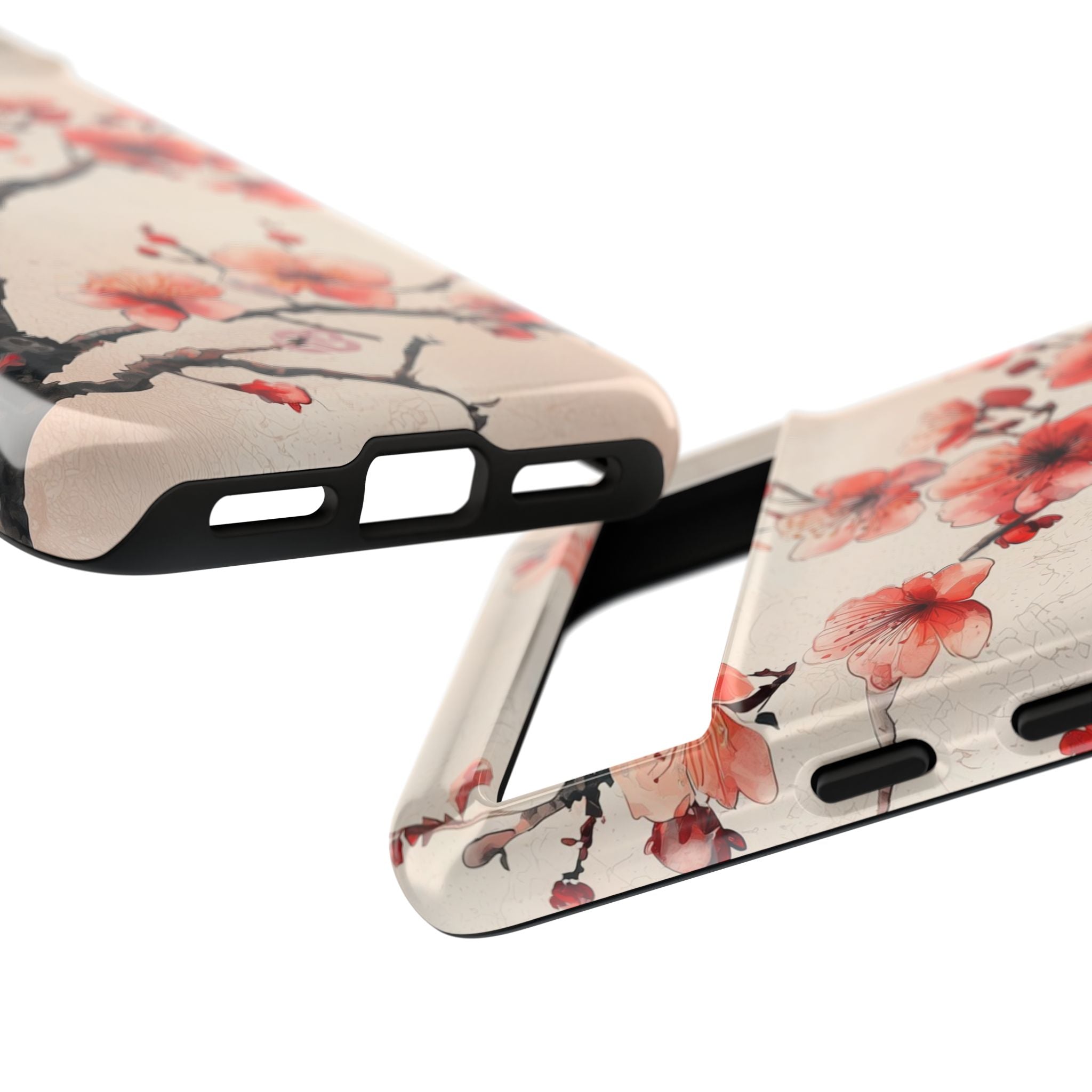 Crimson Silk Flora · Tough Phone Case for Google Pixel