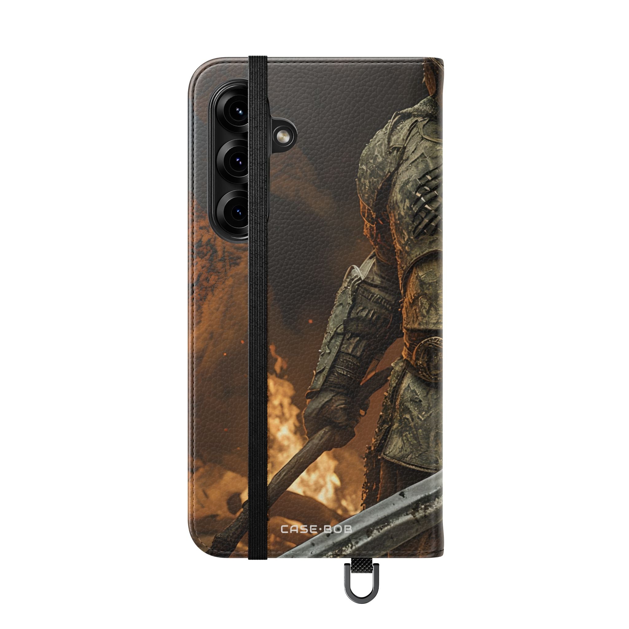 Horned Warrior Flame - Samsung S25+ Case - Wallet