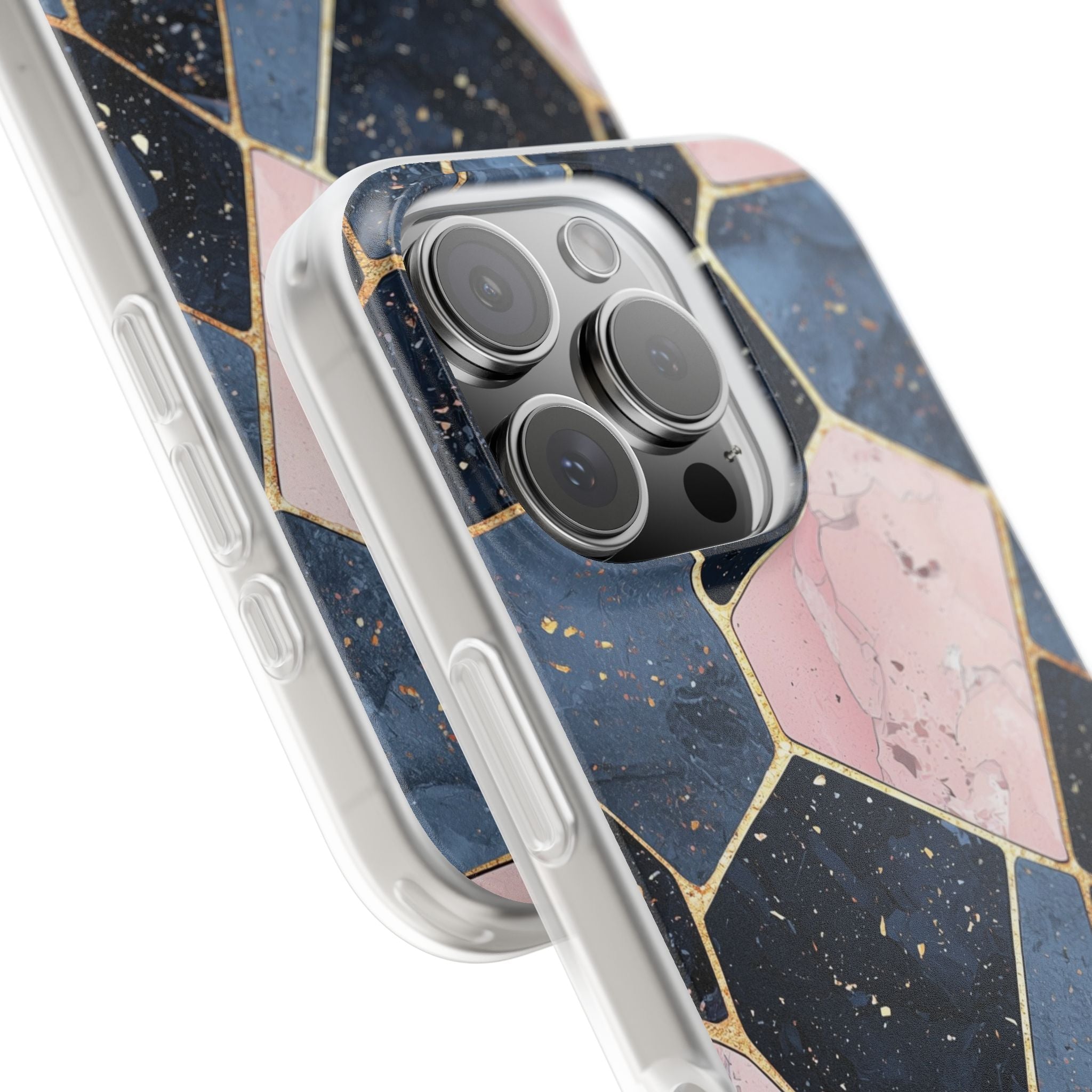 Golden Mosaic iPhone 16 Pro Case - Soft - CASE•BOB