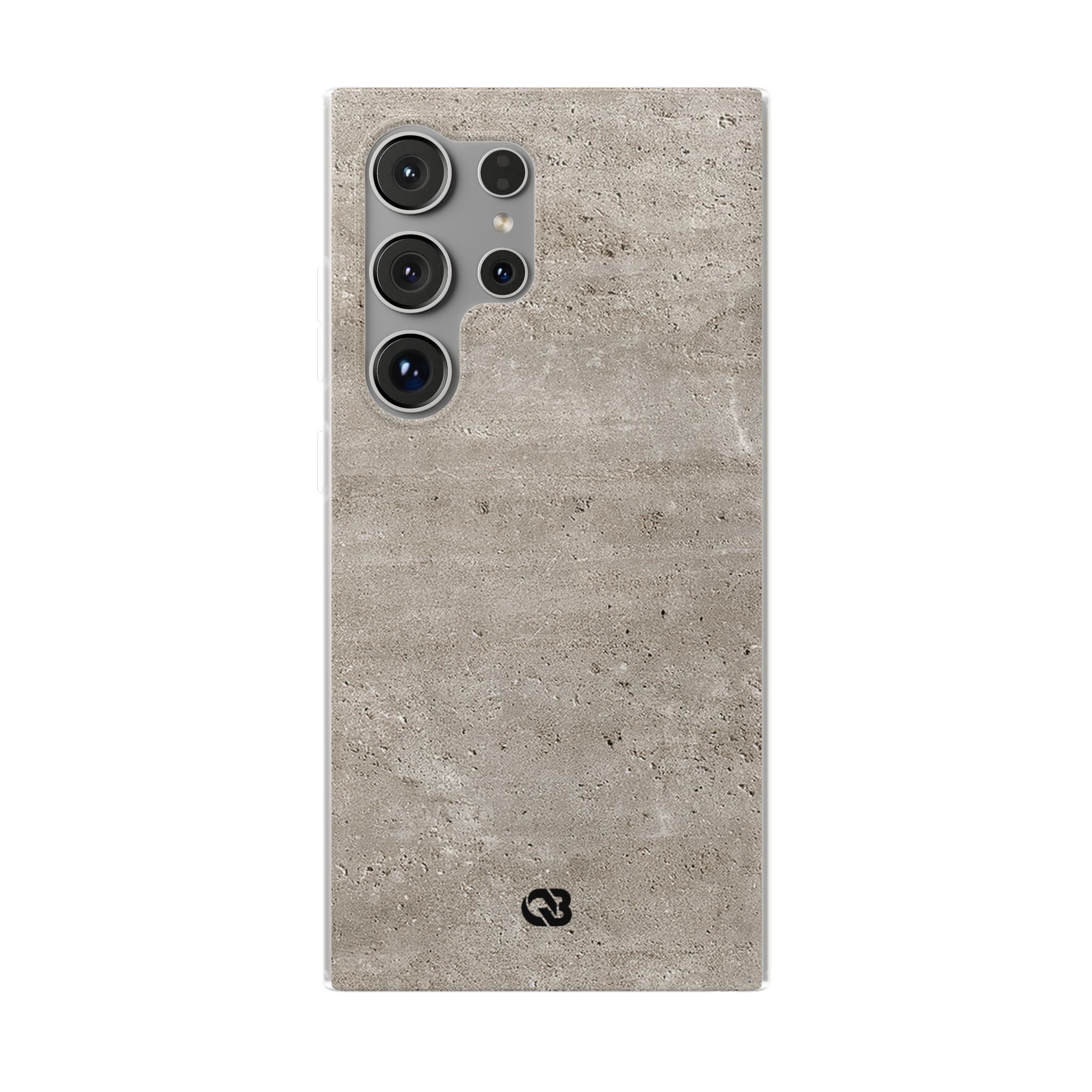 Grey Lite Phone Case for Samsung - Brutalist Stone Grit