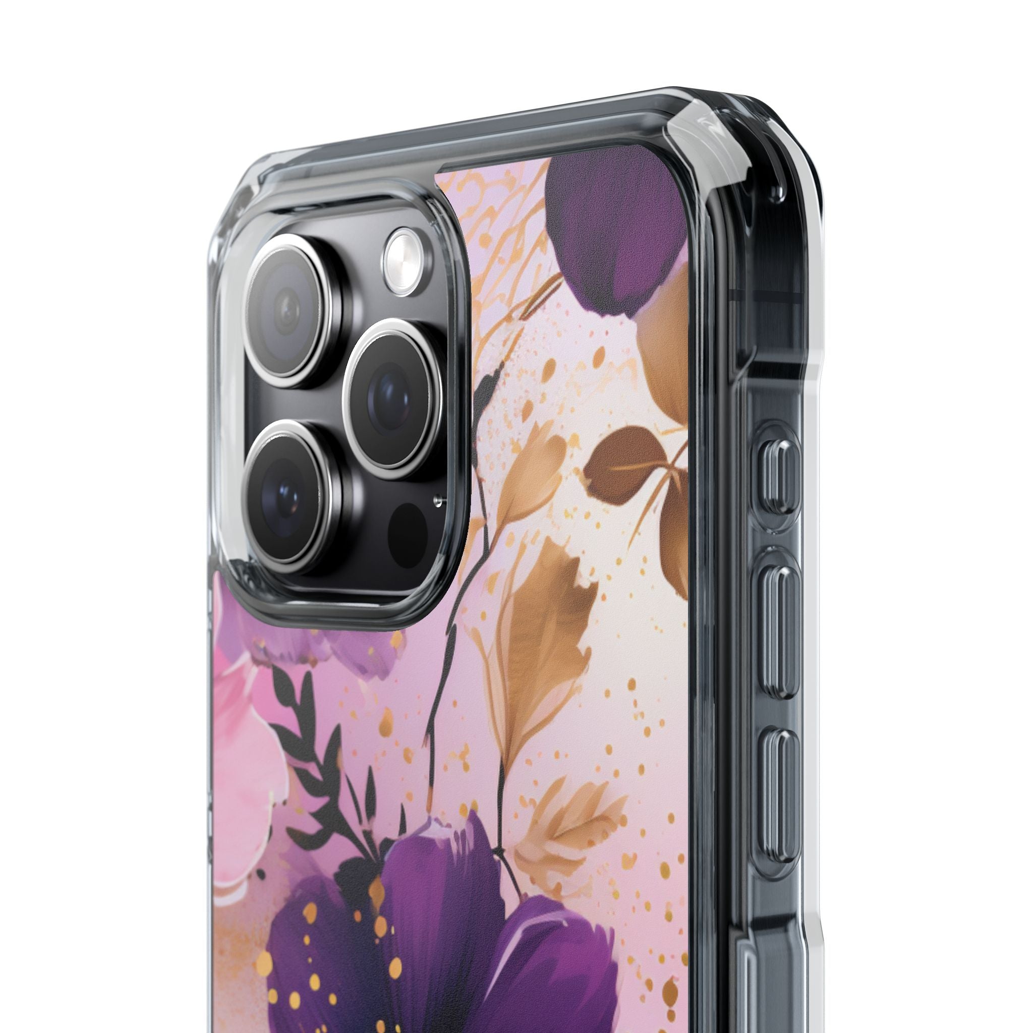 Gilded Violet Bloom · Impact Custodia per iPhone · Magsafe