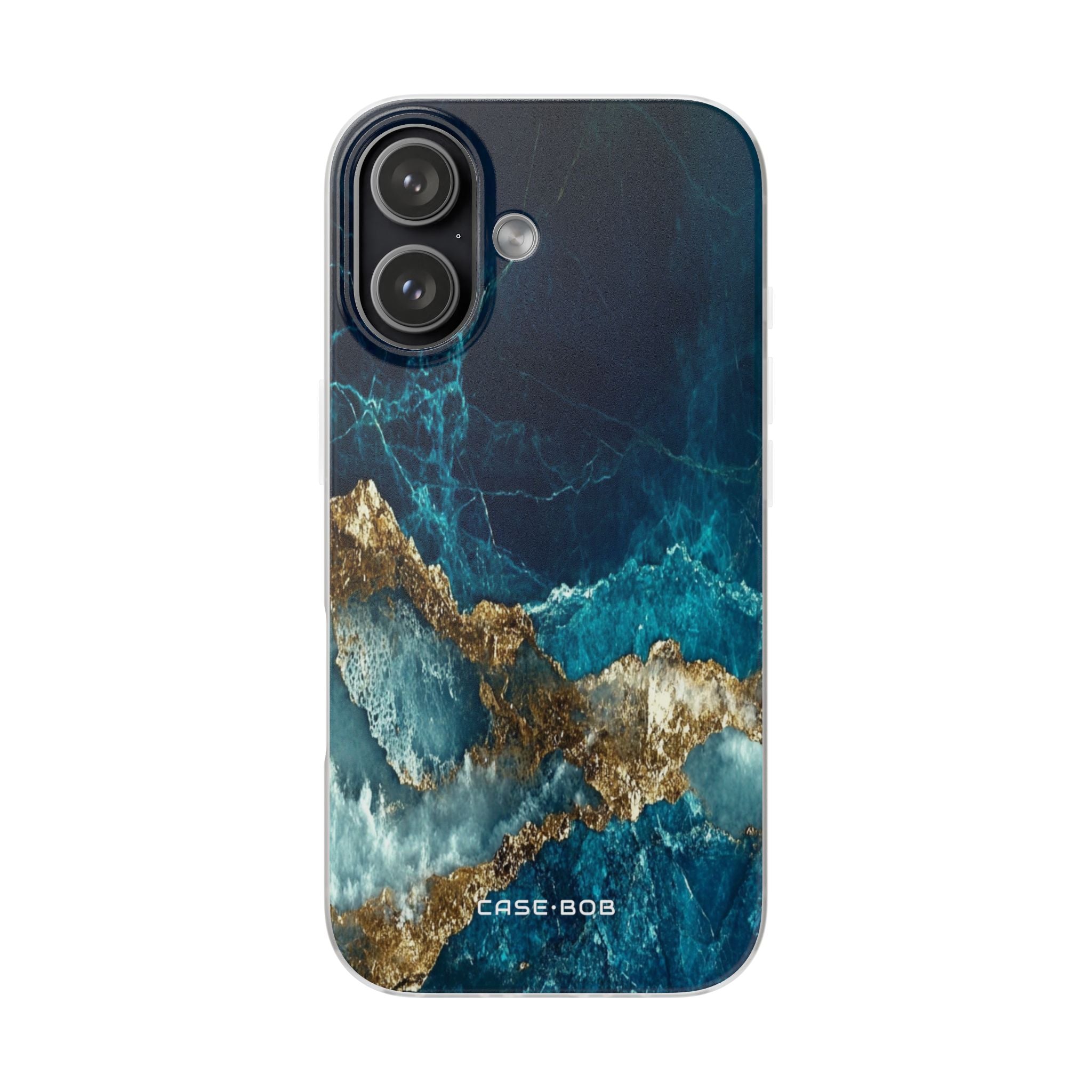 Jagged Gold Split iPhone 17 Case - Soft - CASE•BOB