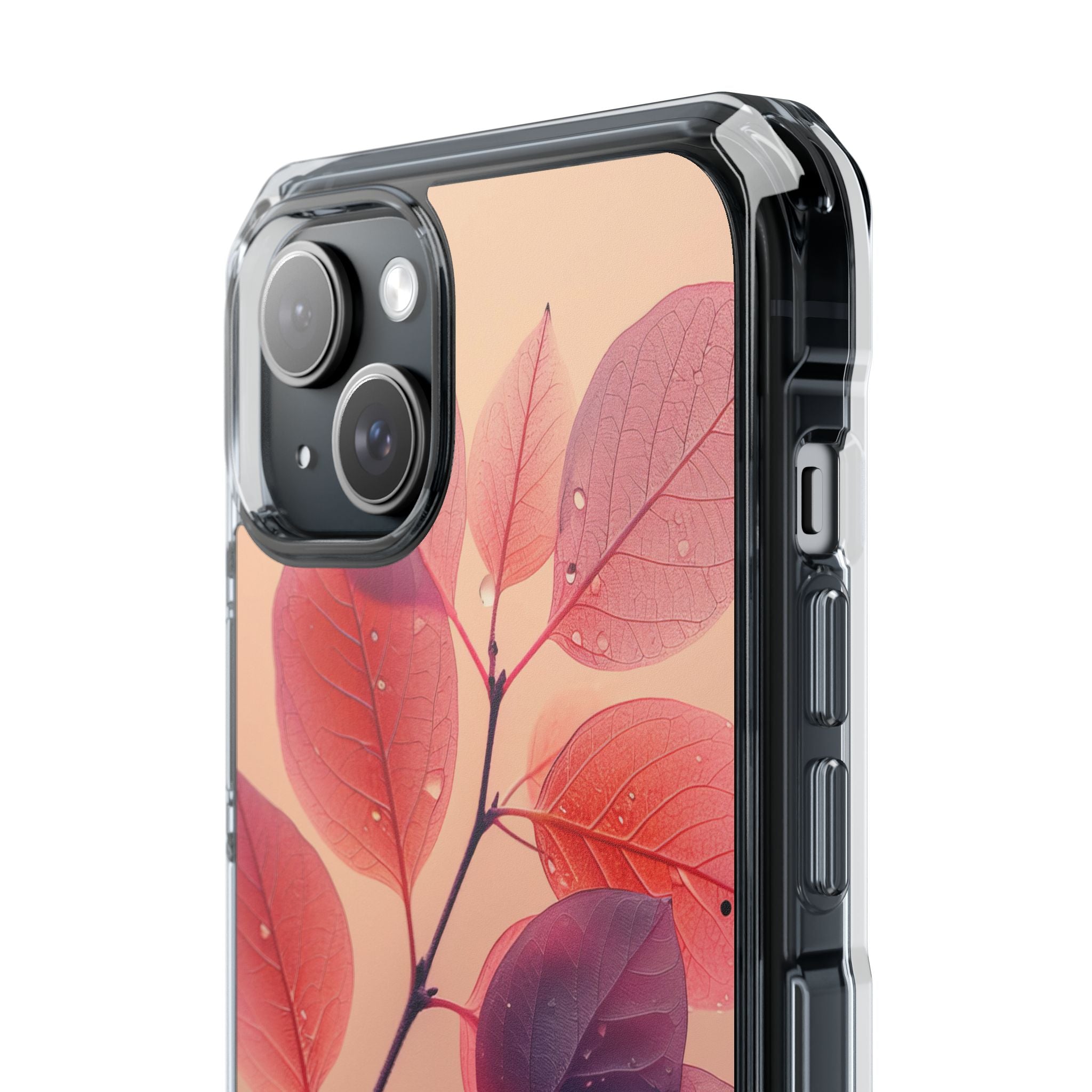 Dewy Magenta Foliage · Impact Phone Case for iPhone · Magsafe