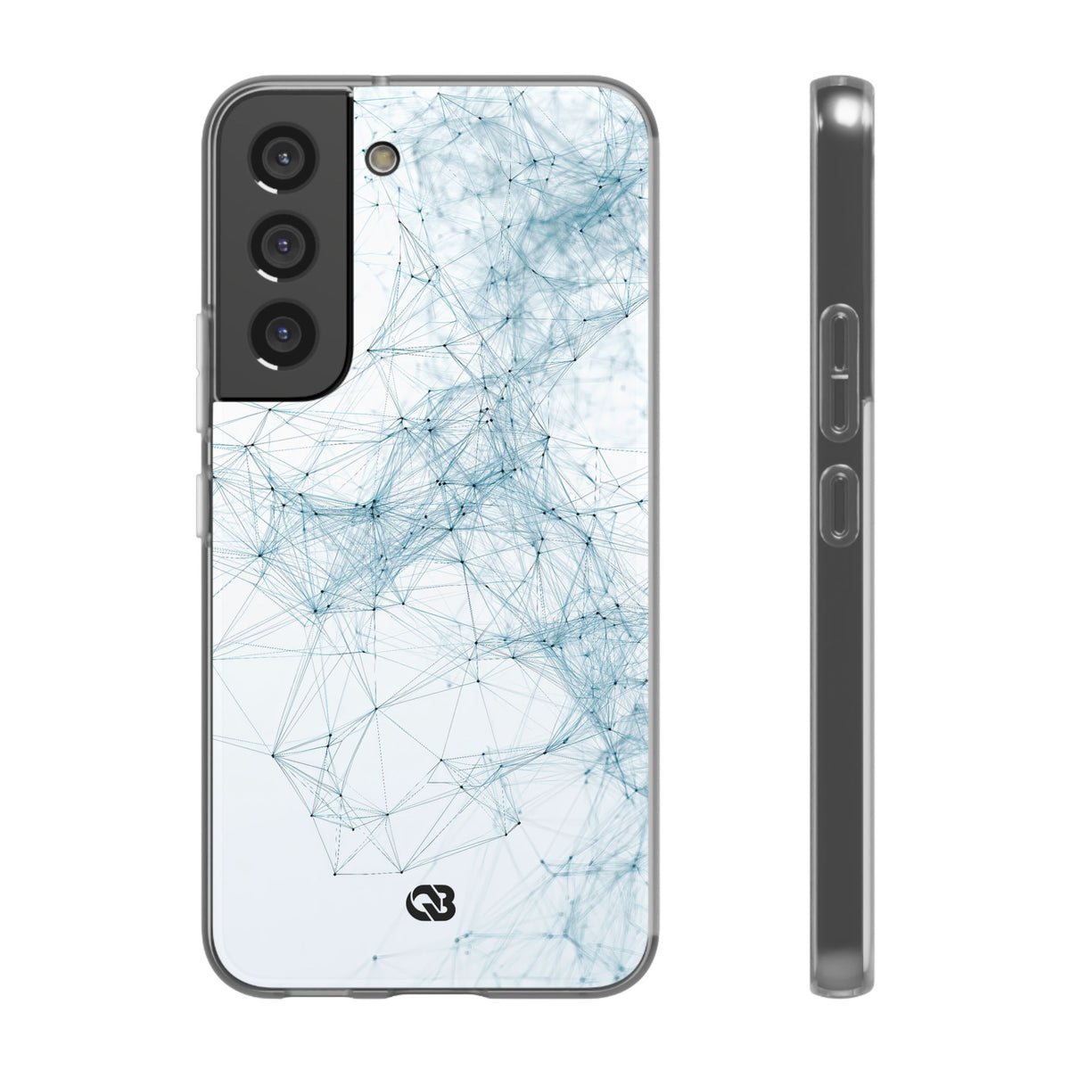 Blue Lite Phone Case for Samsung - Glacial Neural Web