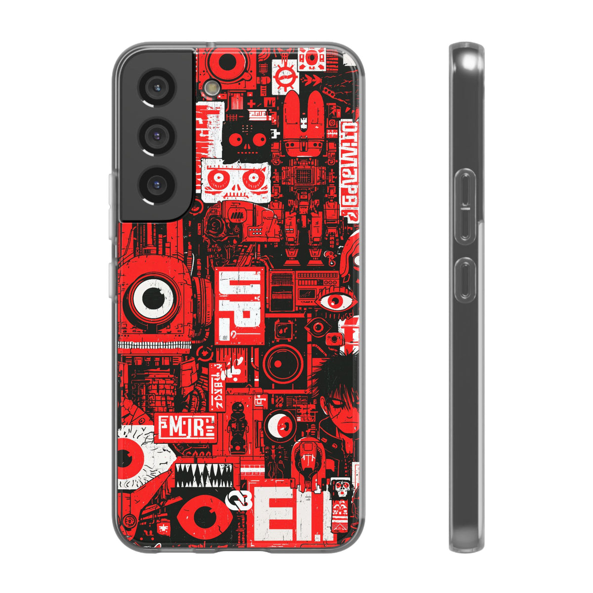 Neo Mecha Collage · Lite Phone Case for Samsung · Red